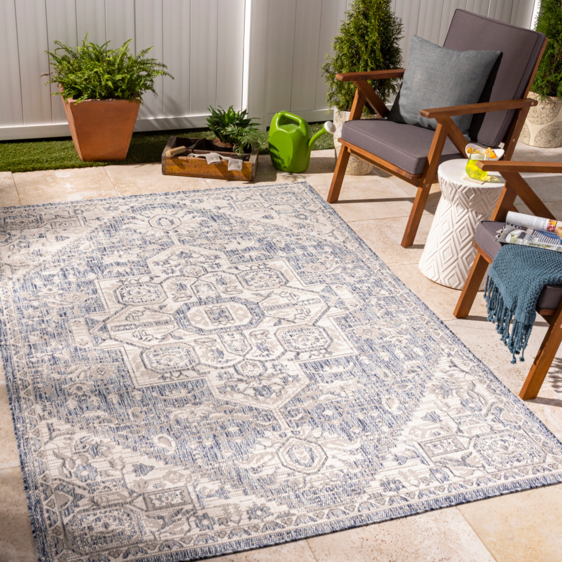 Tuareg Machine Woven Rug Livabliss Tuareg
