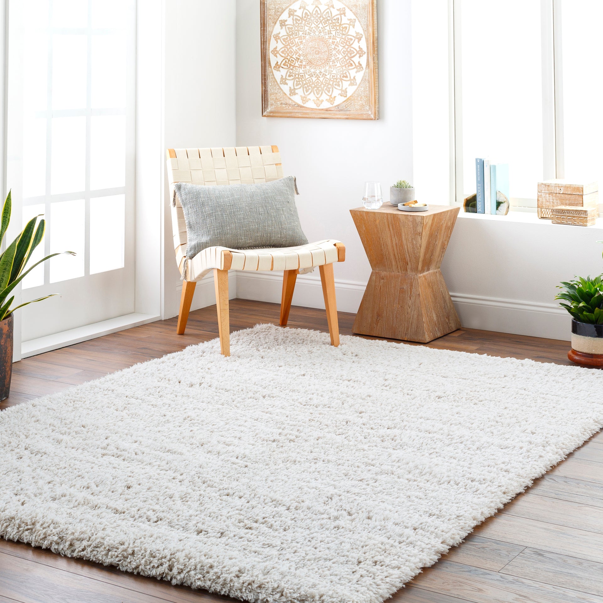 Verde Machine Woven Rug Livabliss Verde