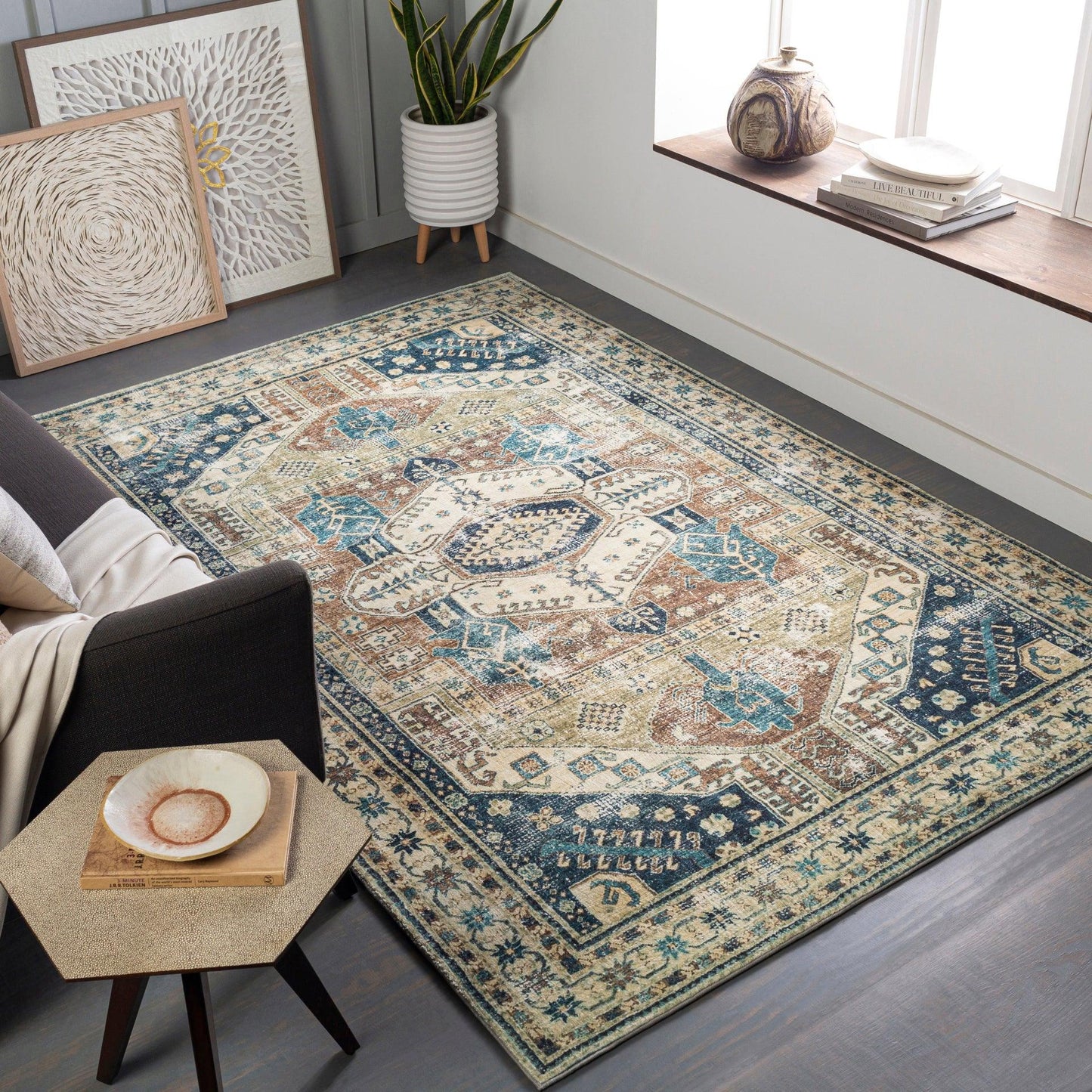 Erin Machine Woven Rug Livabliss Erin