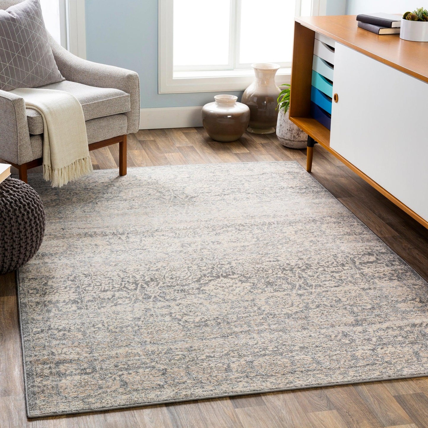 City Light Machine Woven Rug Livabliss City Light