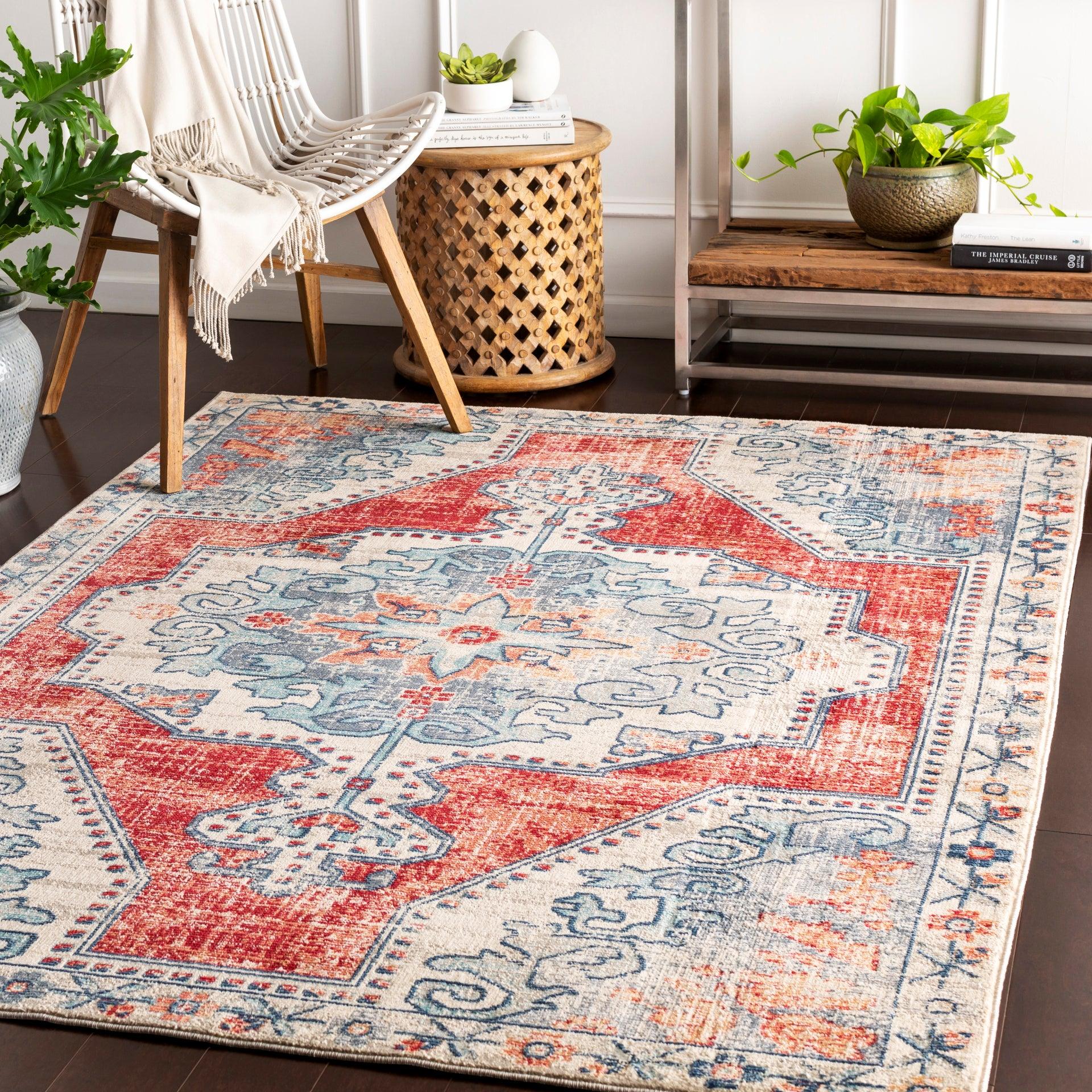 Bohemian Machine Woven Rug Livabliss Bohemian