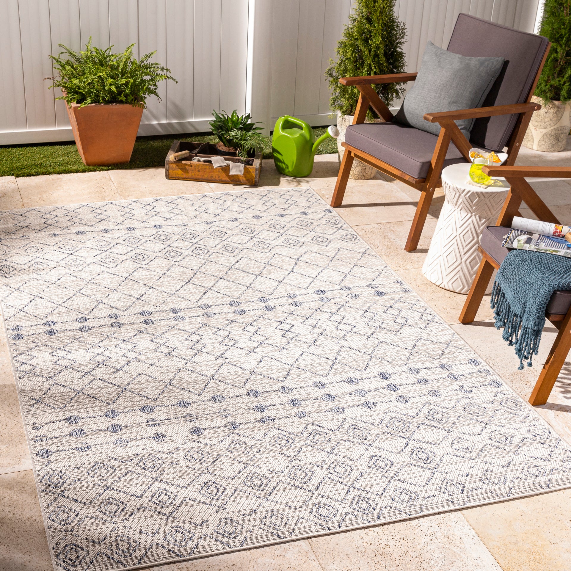 Tuareg Machine Woven Rug Livabliss Tuareg