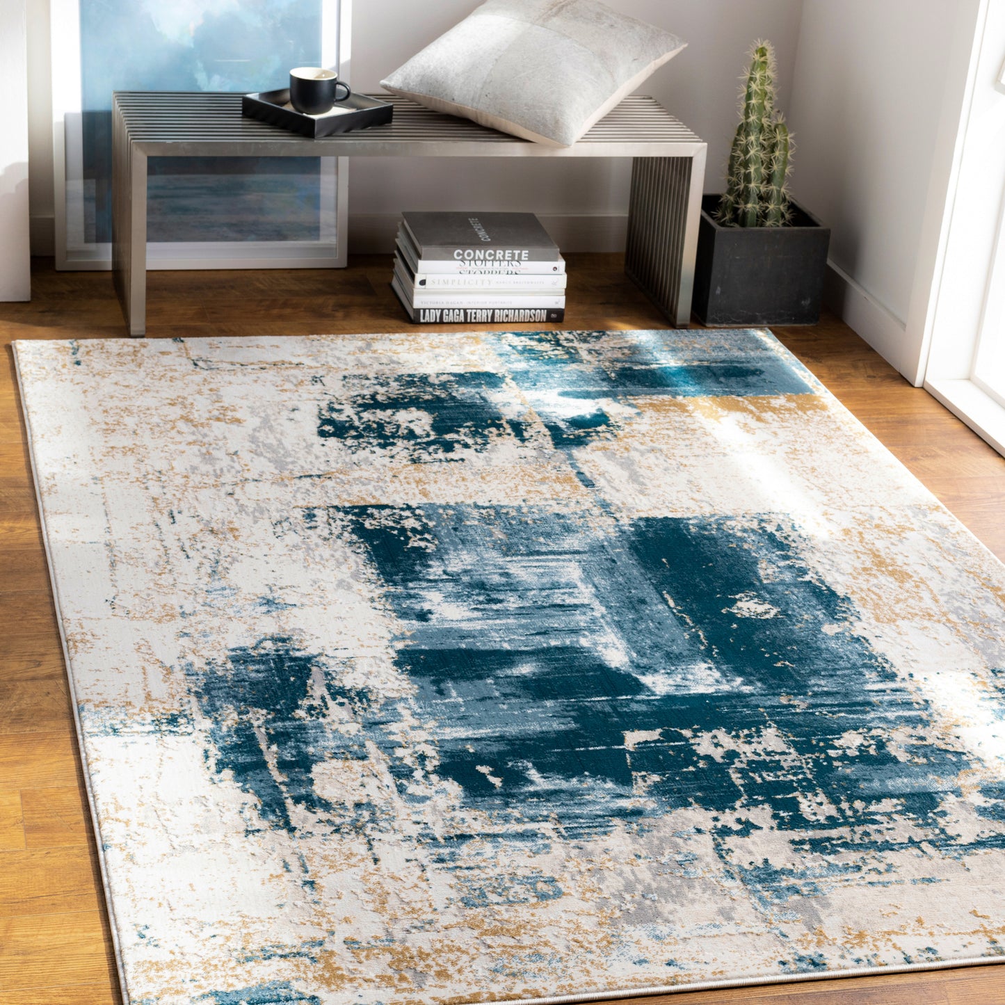 Quatro Machine Woven Rug Livabliss Quatro