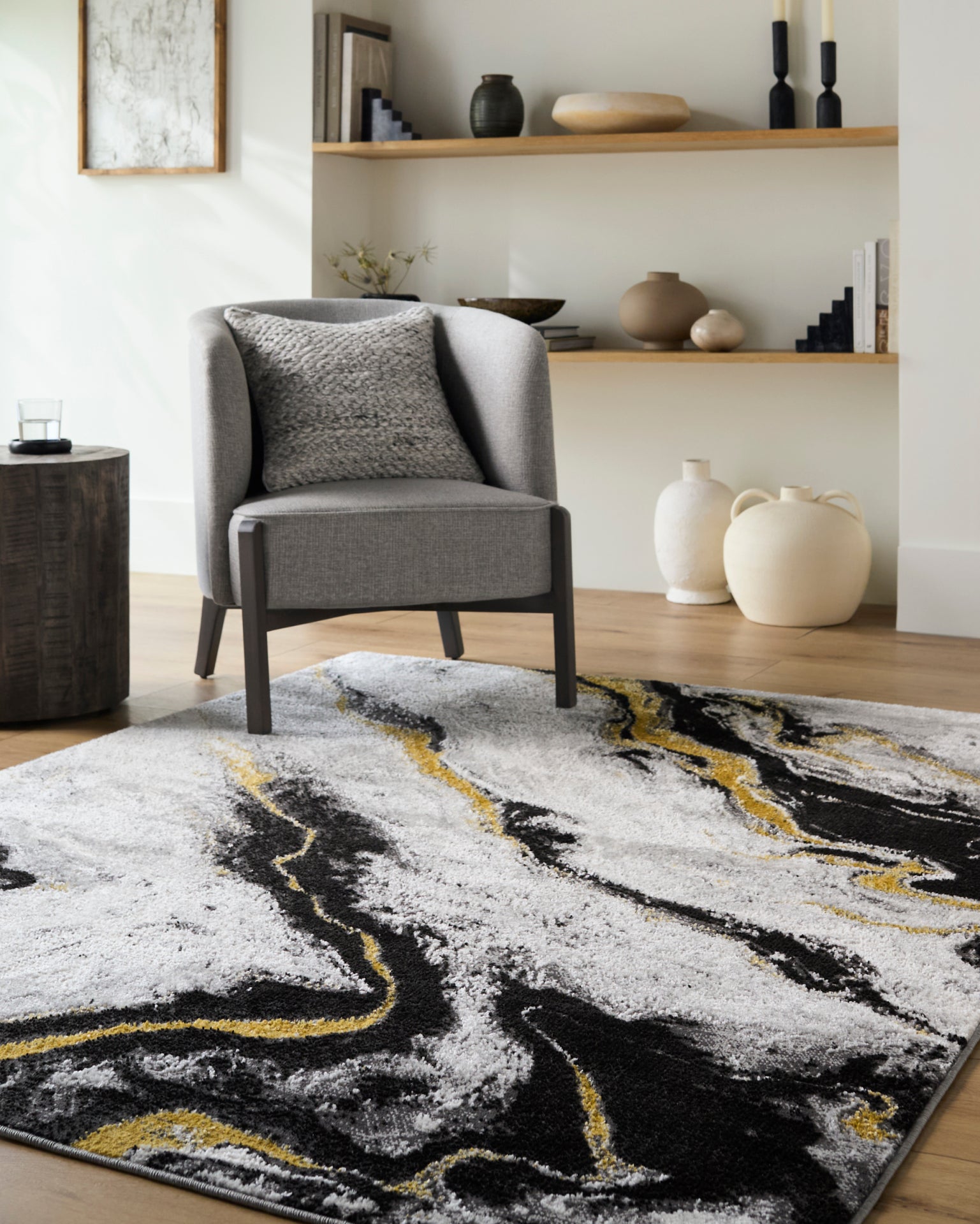 Sunrise Machine Woven Rug Livabliss Sunrise