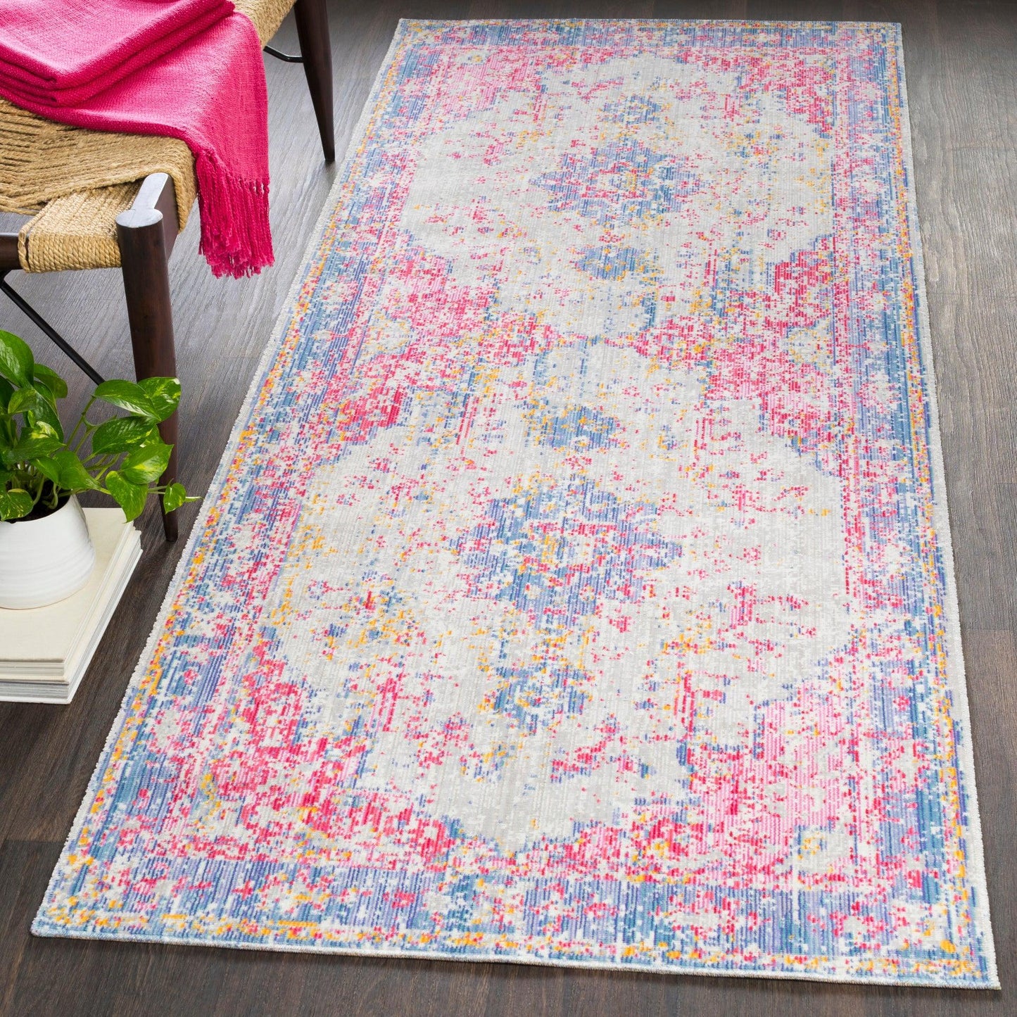 Antioch Machine Woven Rug Livabliss Antioch