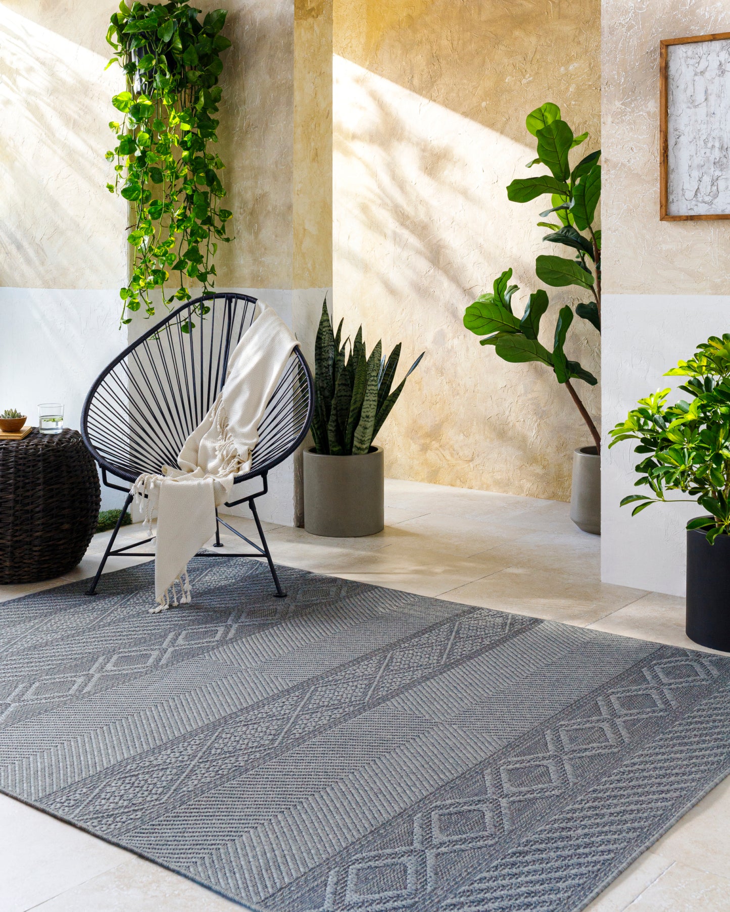 Sandra Machine Woven Rug Livabliss Sandra