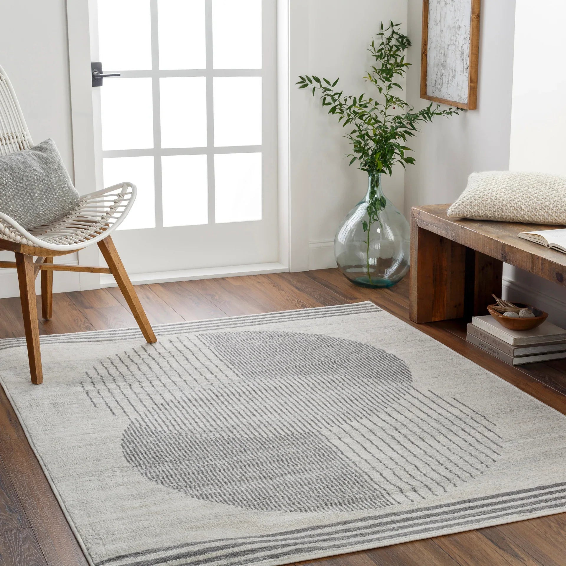 Floransa Machine Woven Rug Livabliss Floransa
