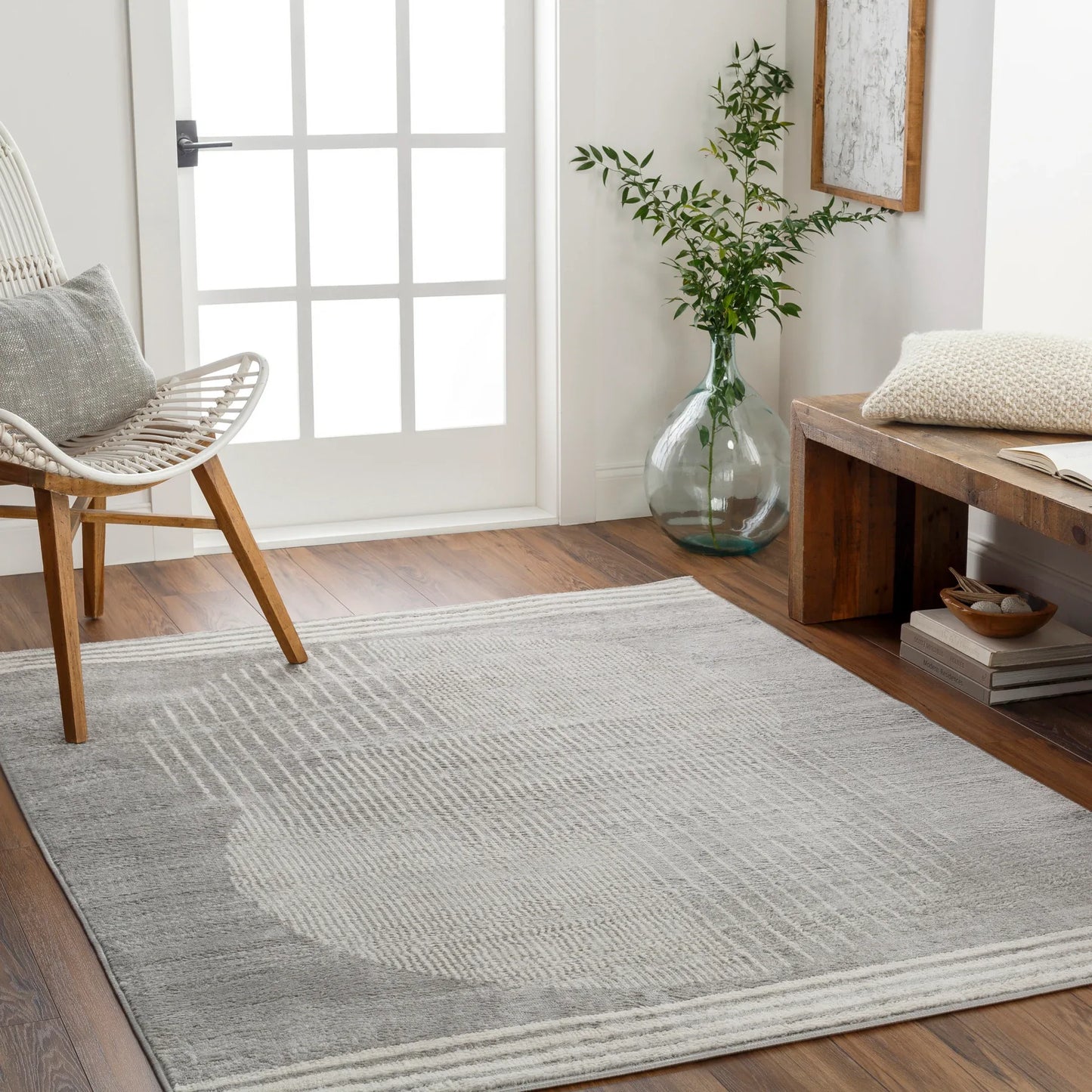 Floransa Machine Woven Rug Livabliss Floransa
