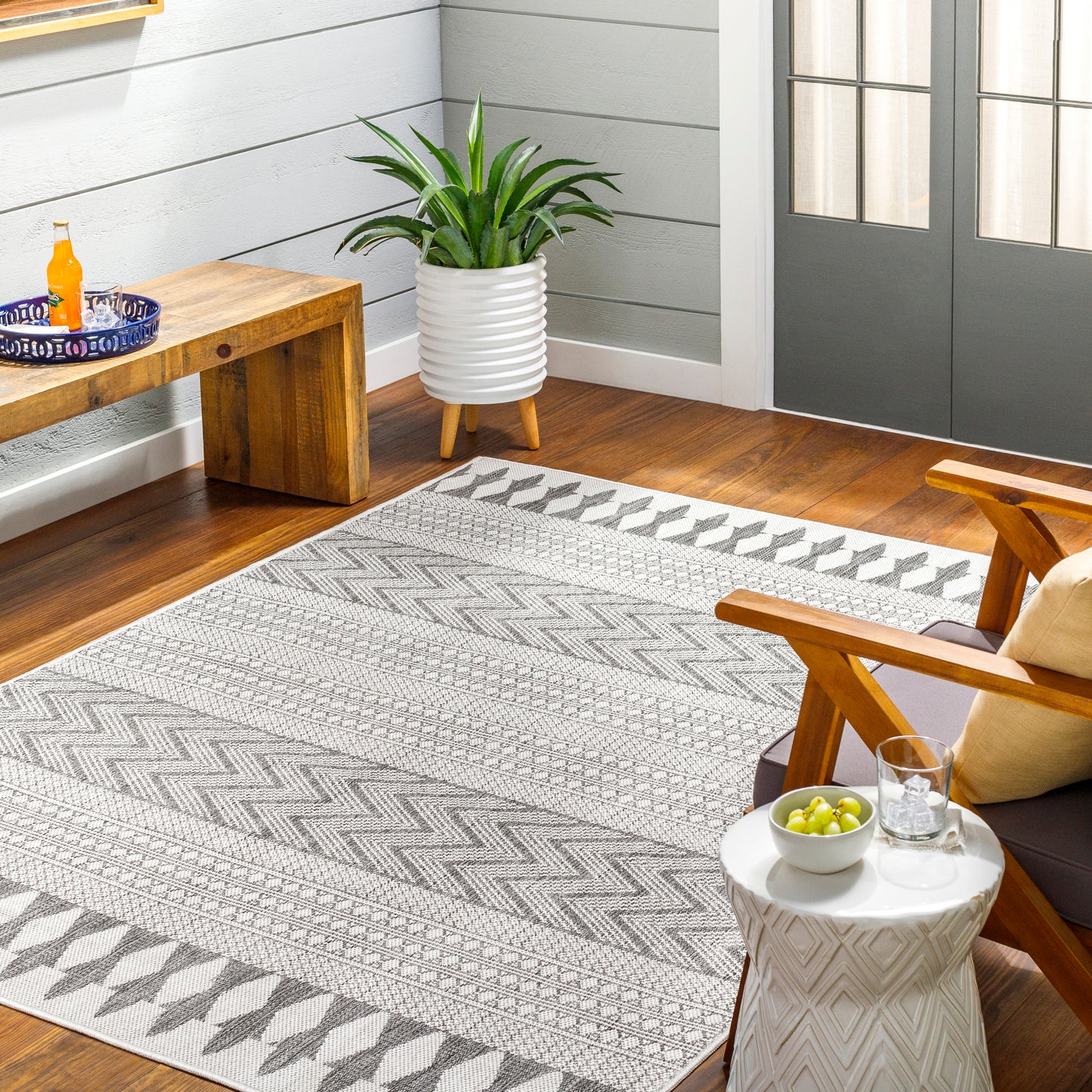 Long Beach Machine Woven Rug Livabliss Long Beach