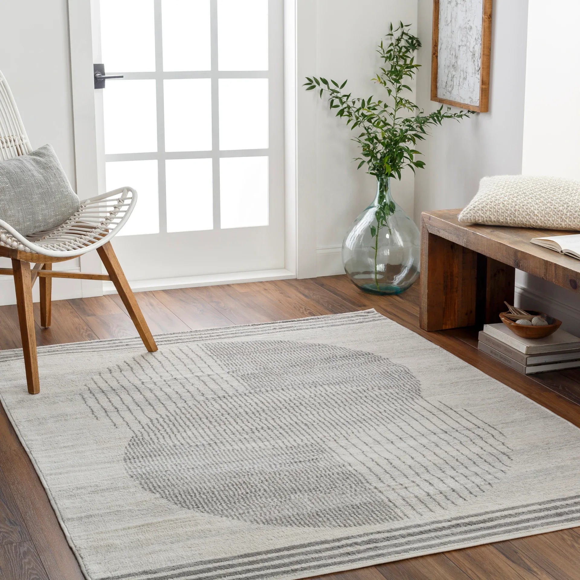 Floransa Machine Woven Rug Livabliss Floransa