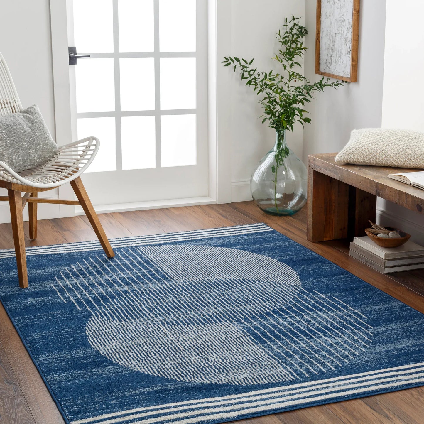 Floransa Machine Woven Rug Livabliss Floransa