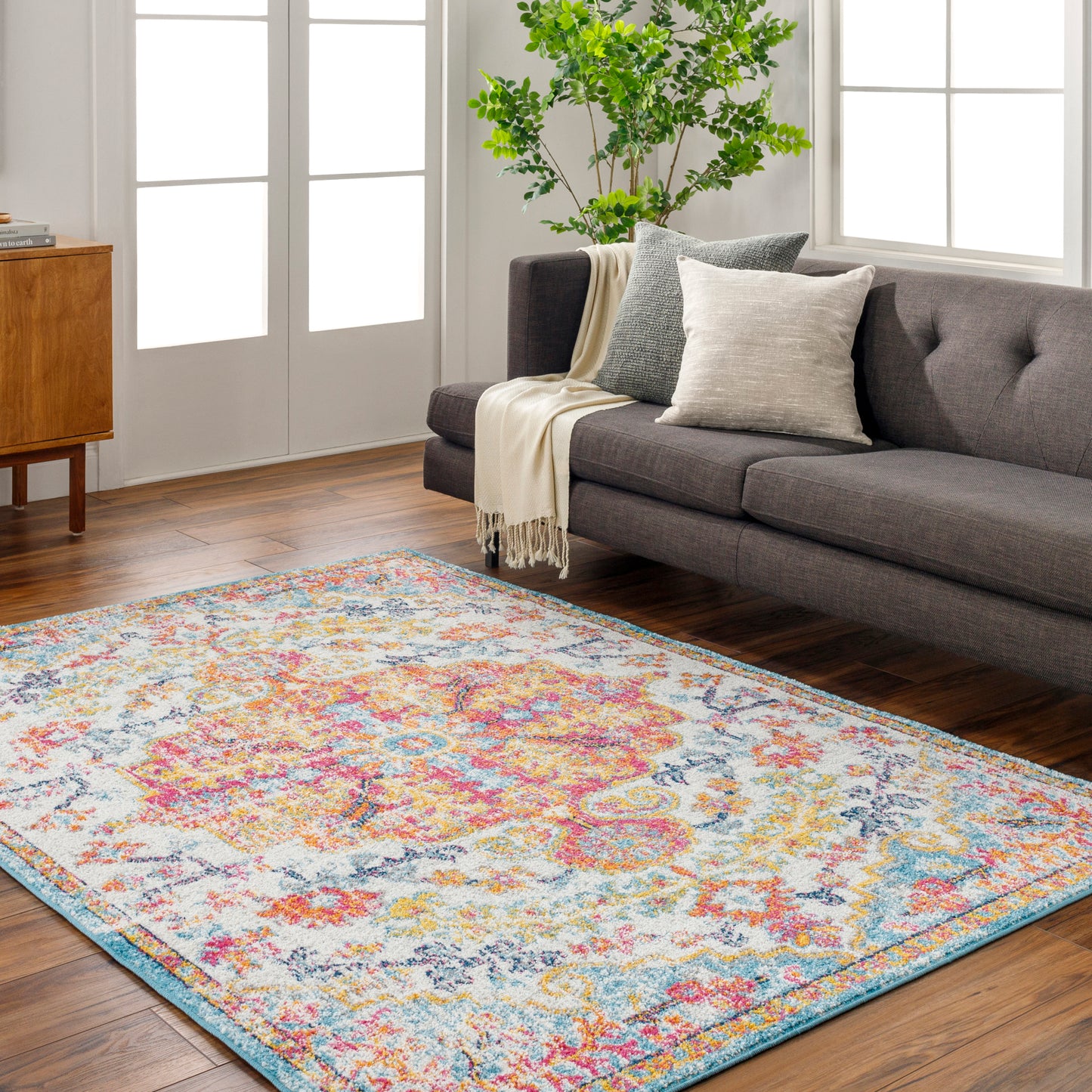 Harput Machine Woven Rug Livabliss Harput