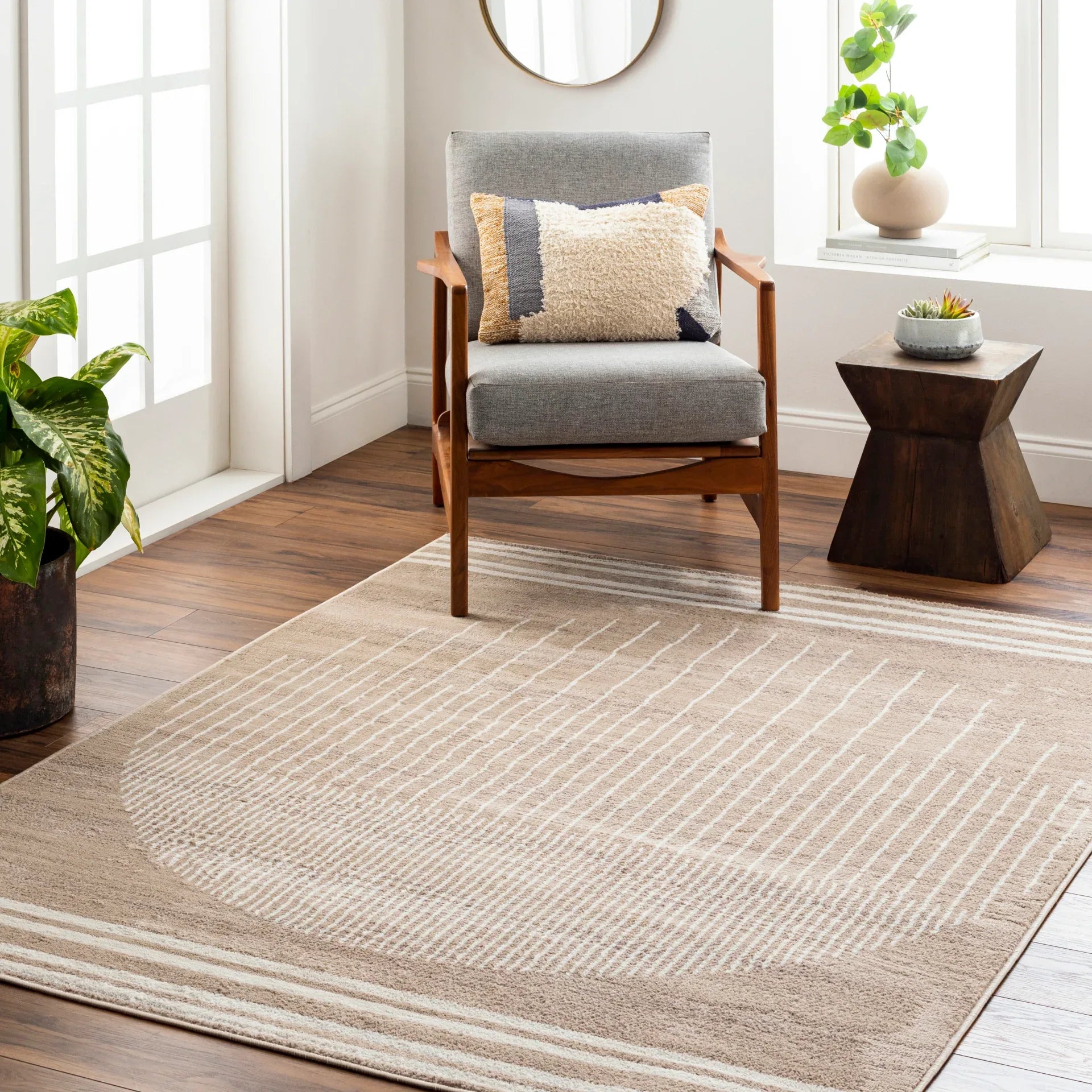 Floransa Machine Woven Rug Livabliss Floransa