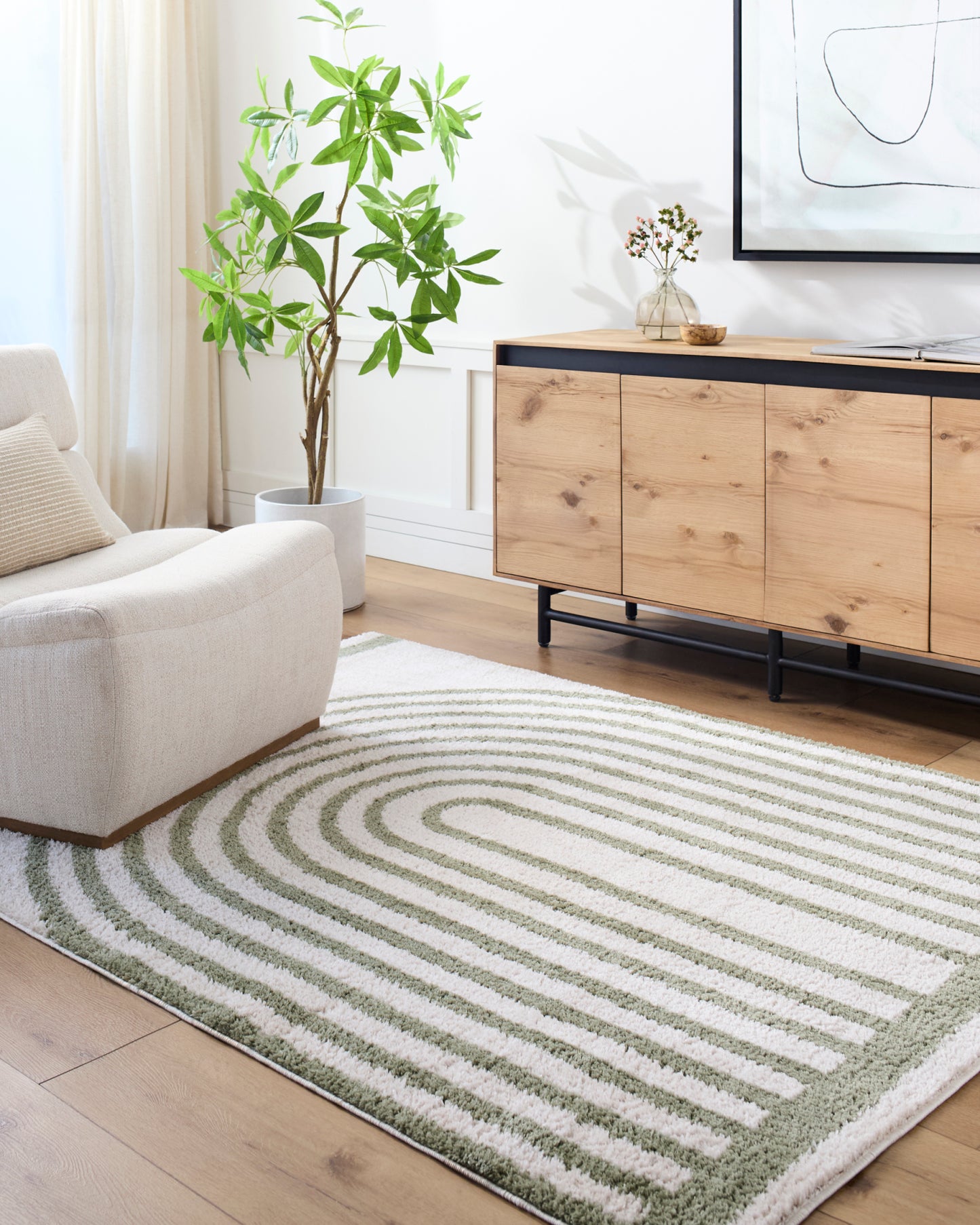 Fossay Shag Machine Woven Rug Livabliss Fossay Shag