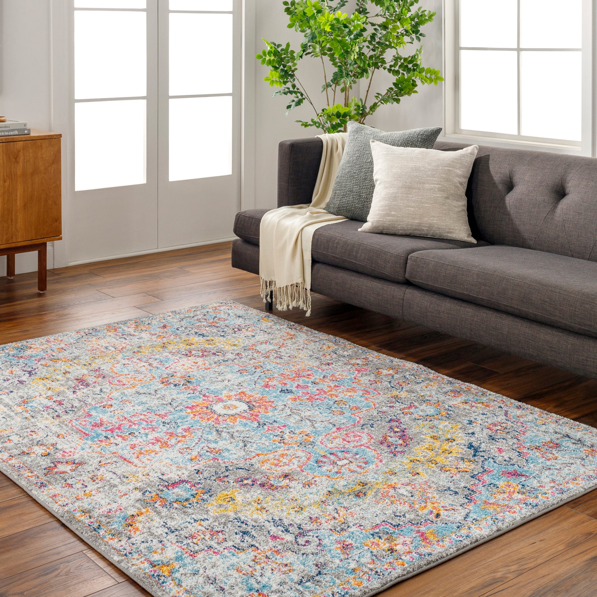 Harput Machine Woven Rug Livabliss Harput