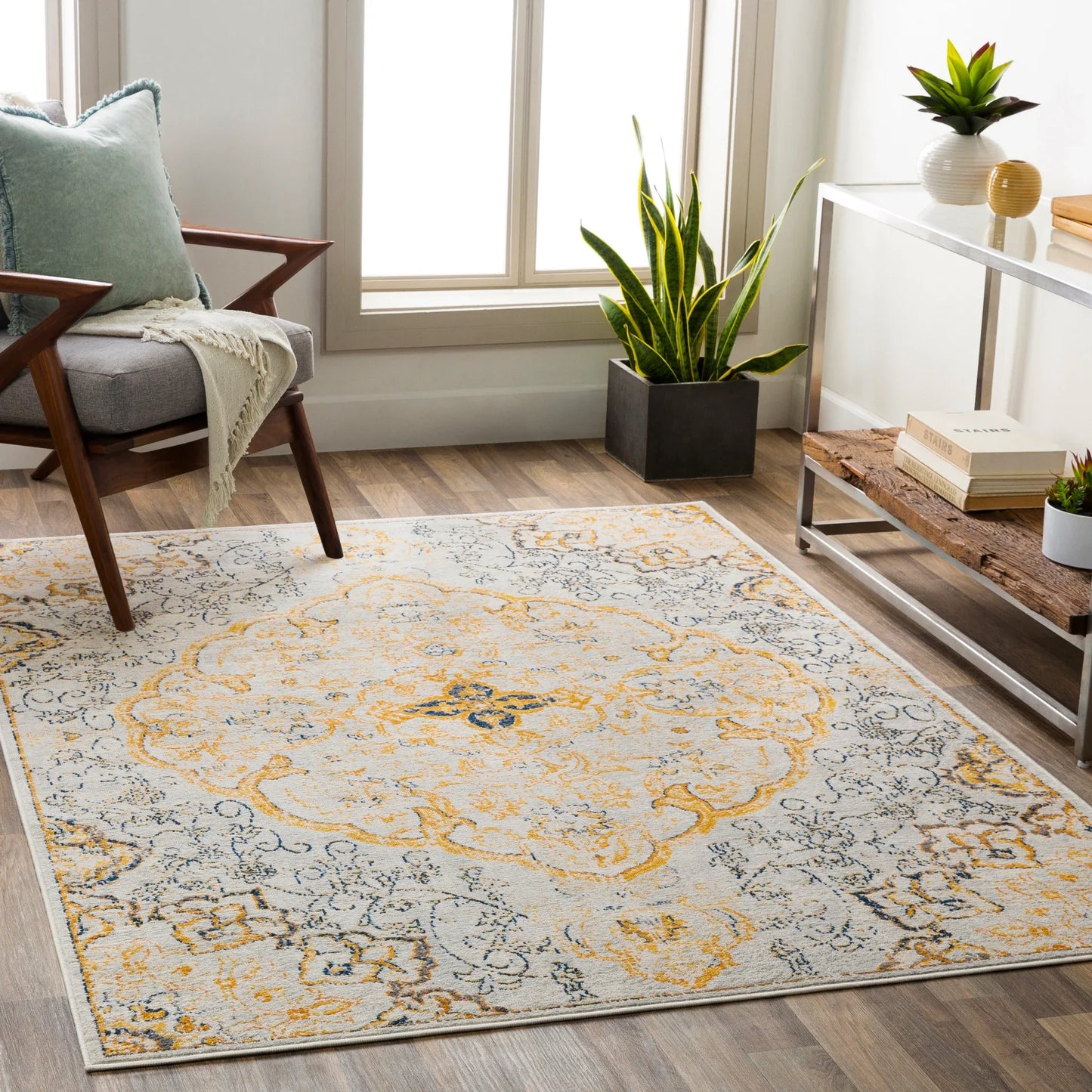 Floransa Machine Woven Rug Livabliss Floransa