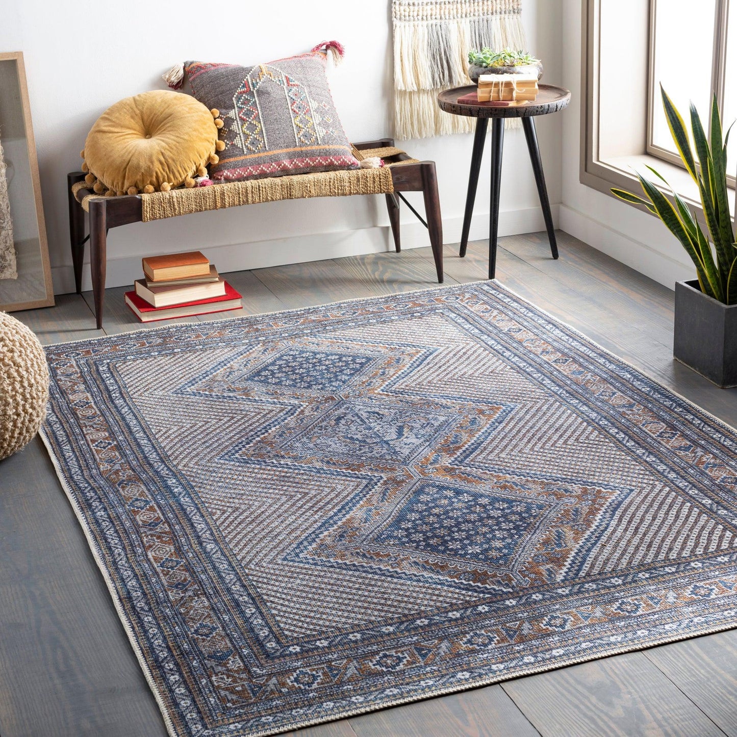 Amelie Machine Woven Rug Livabliss Amelie