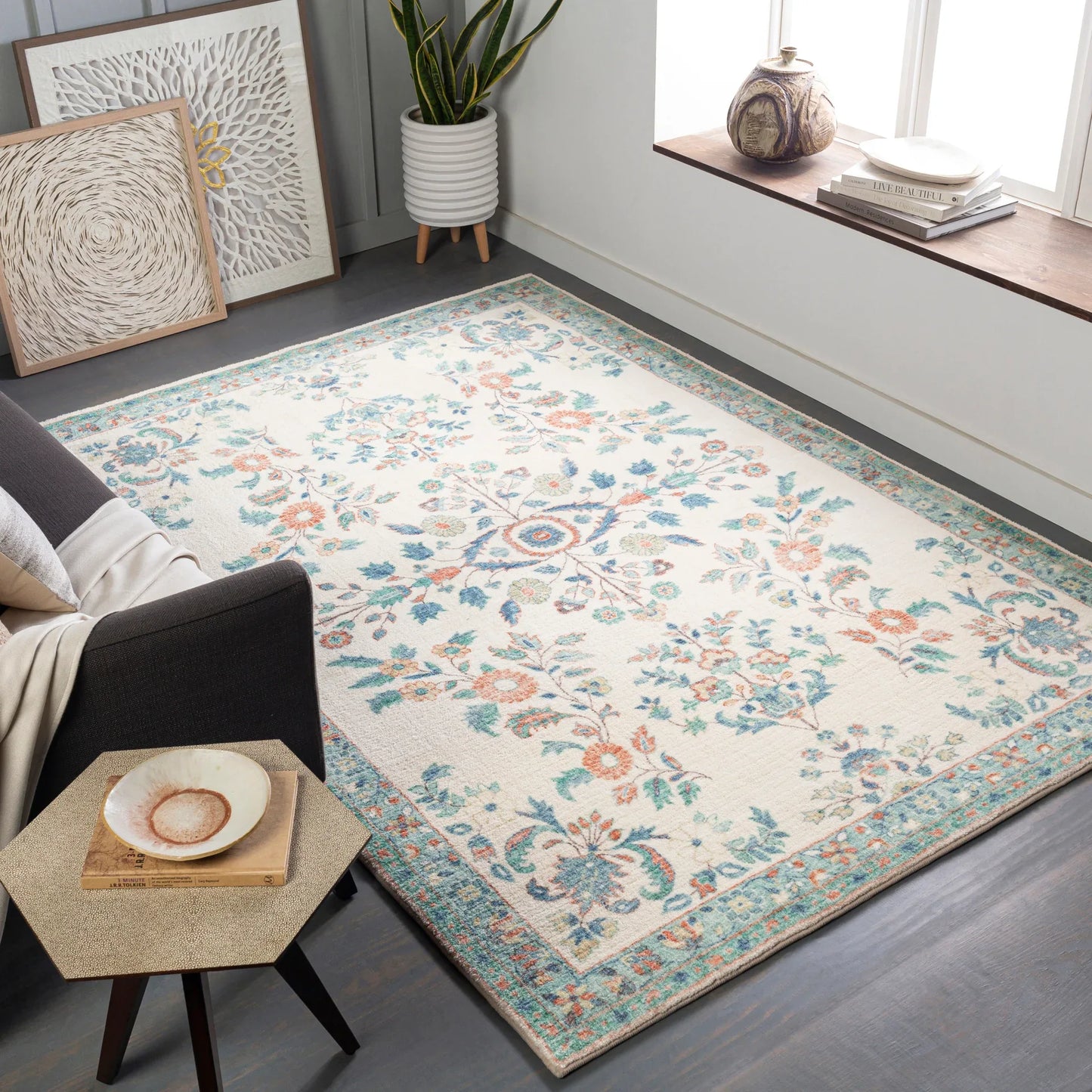 Erin Machine Woven Rug Livabliss Erin