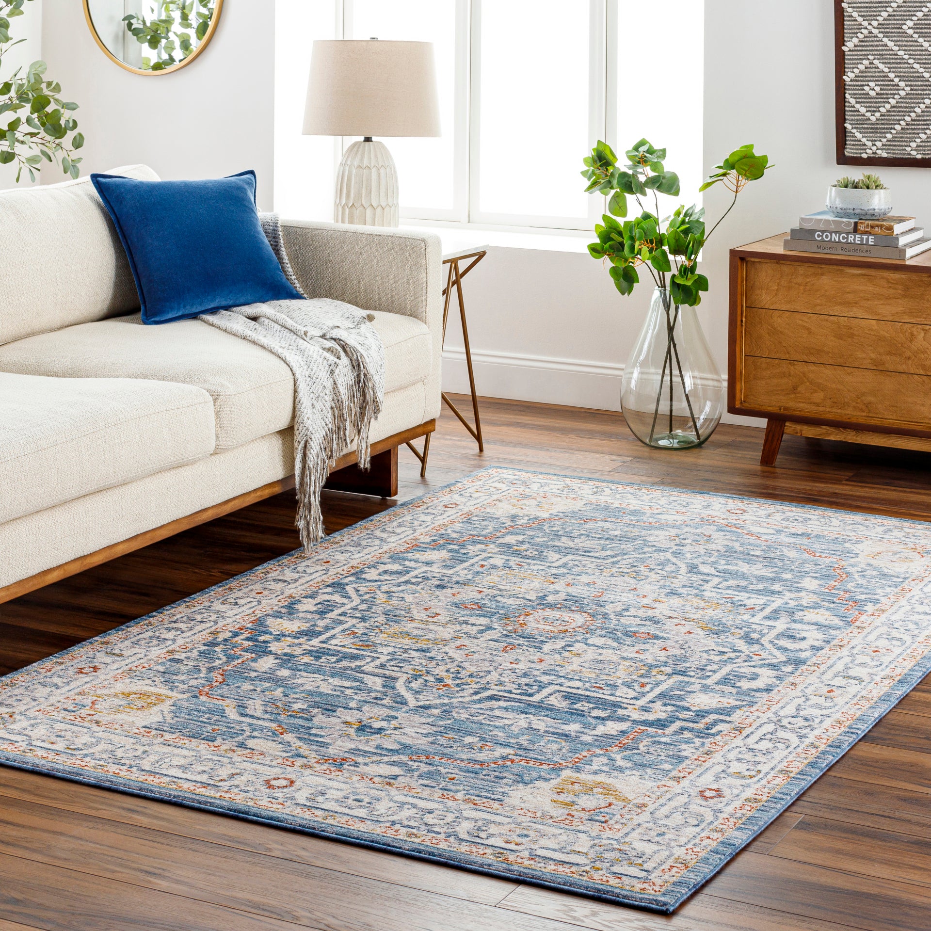Truva Machine Woven Rug Livabliss Truva