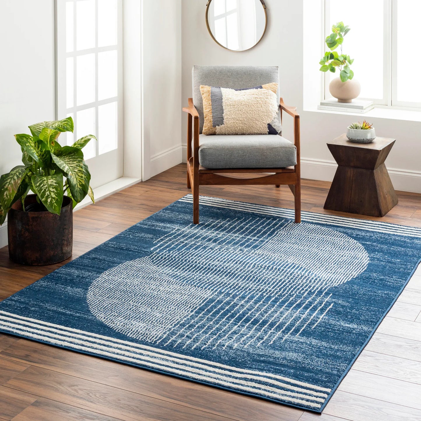 Floransa Machine Woven Rug Livabliss Floransa
