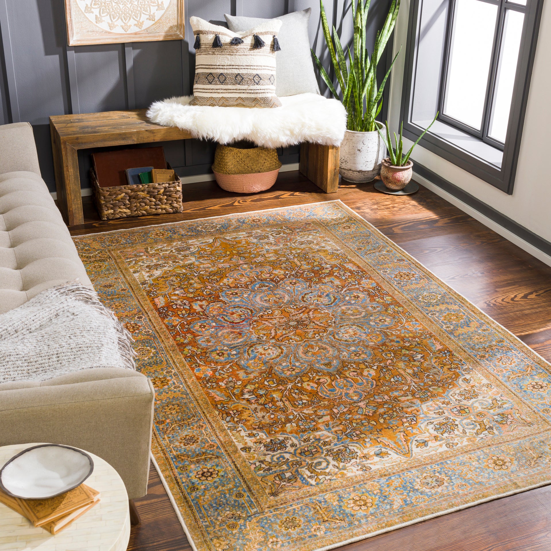 Lavable Machine Woven Rug Livabliss Lavable