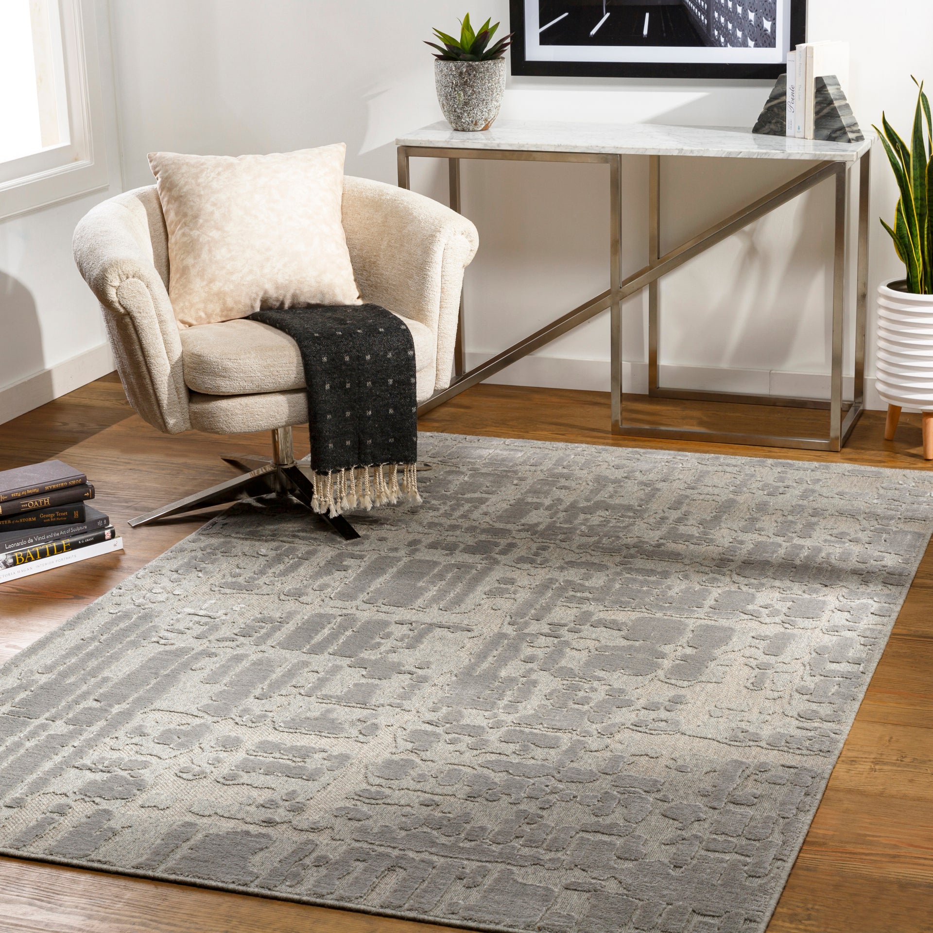 Kingston Machine Woven Rug Livabliss Kingston