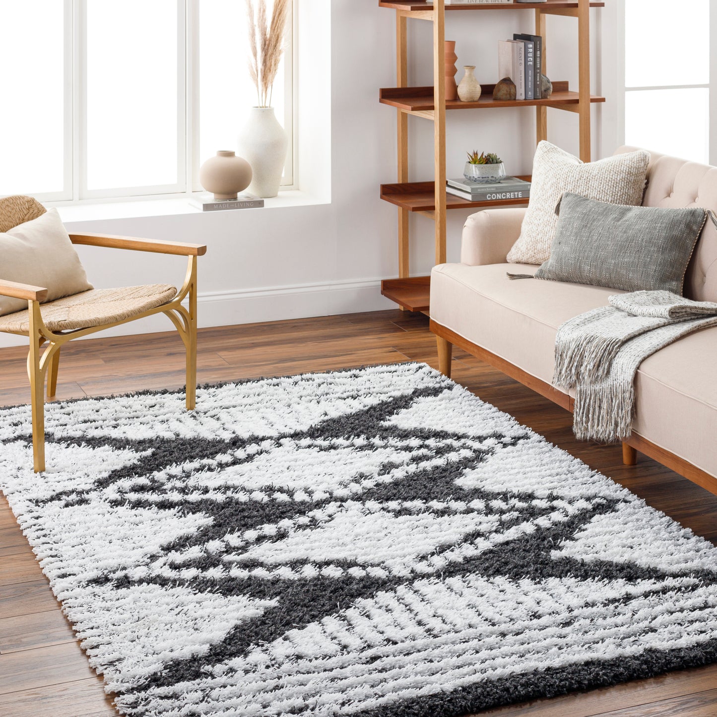 Urban Shag Machine Woven Rug Livabliss Urban Shag