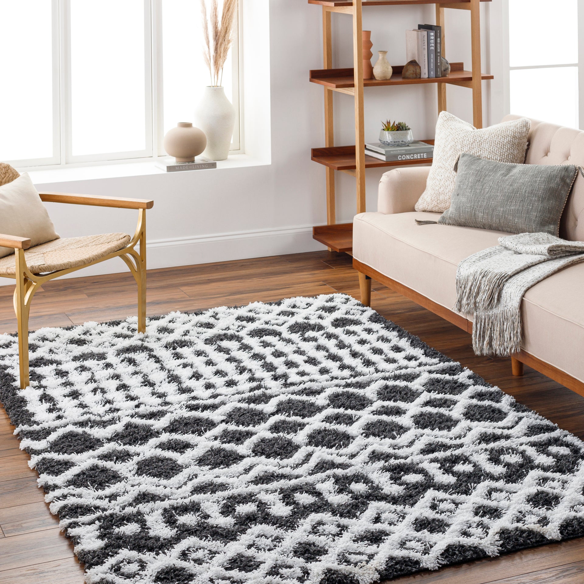 Urban Shag Machine Woven Rug Livabliss Urban Shag