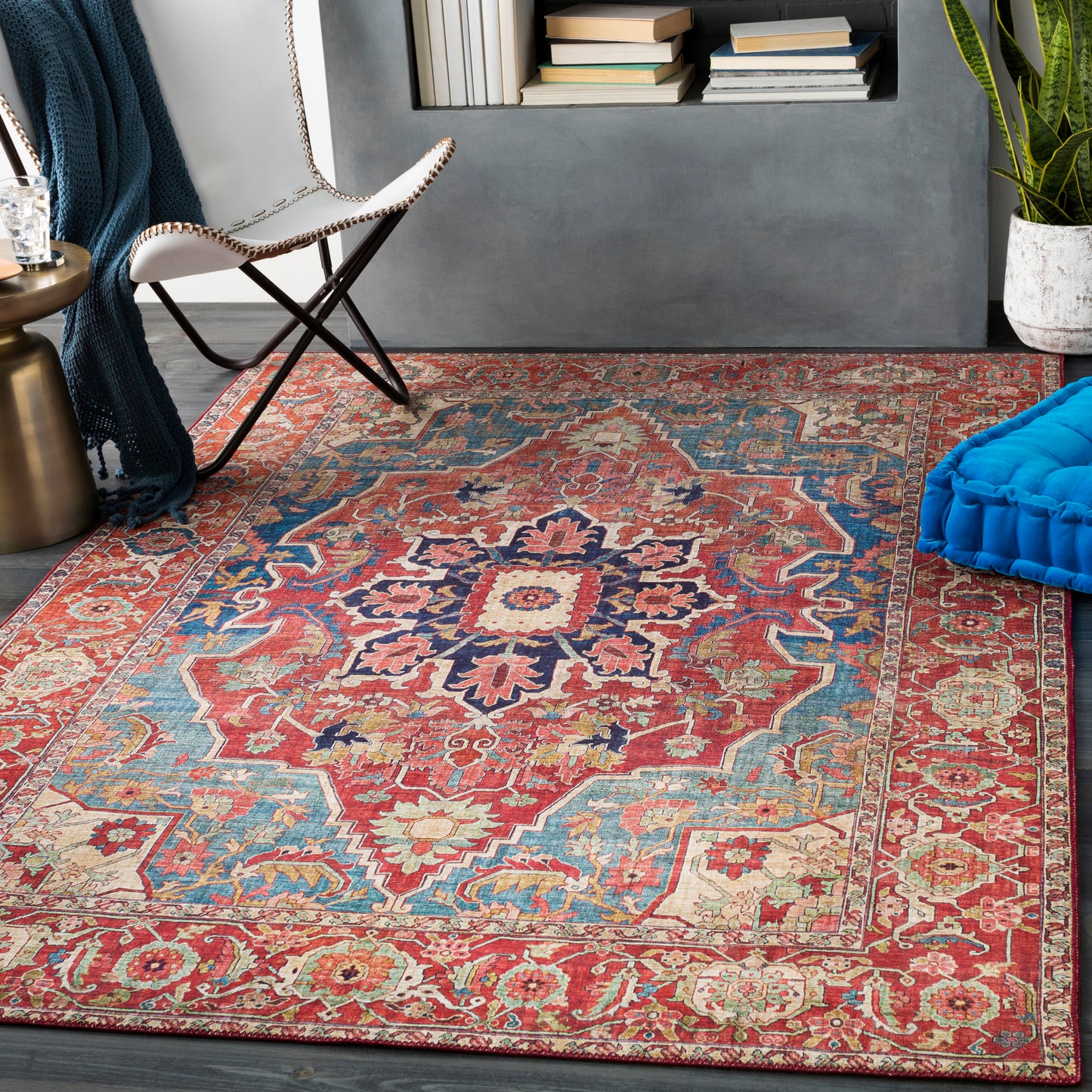 Iris Machine Woven Rug Livabliss Iris