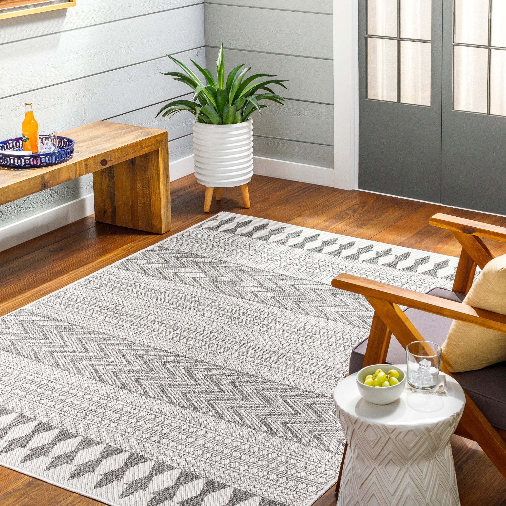 Long Beach Machine Woven Rug Livabliss Long Beach
