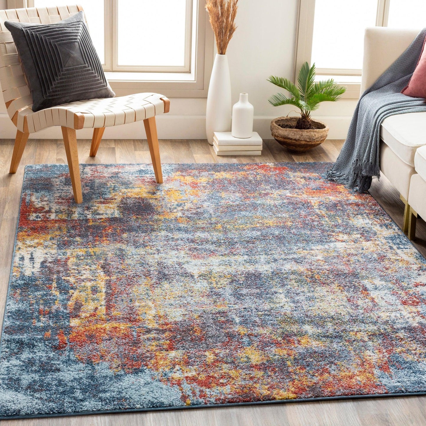 Ankara Machine Woven Rug Livabliss Ankara