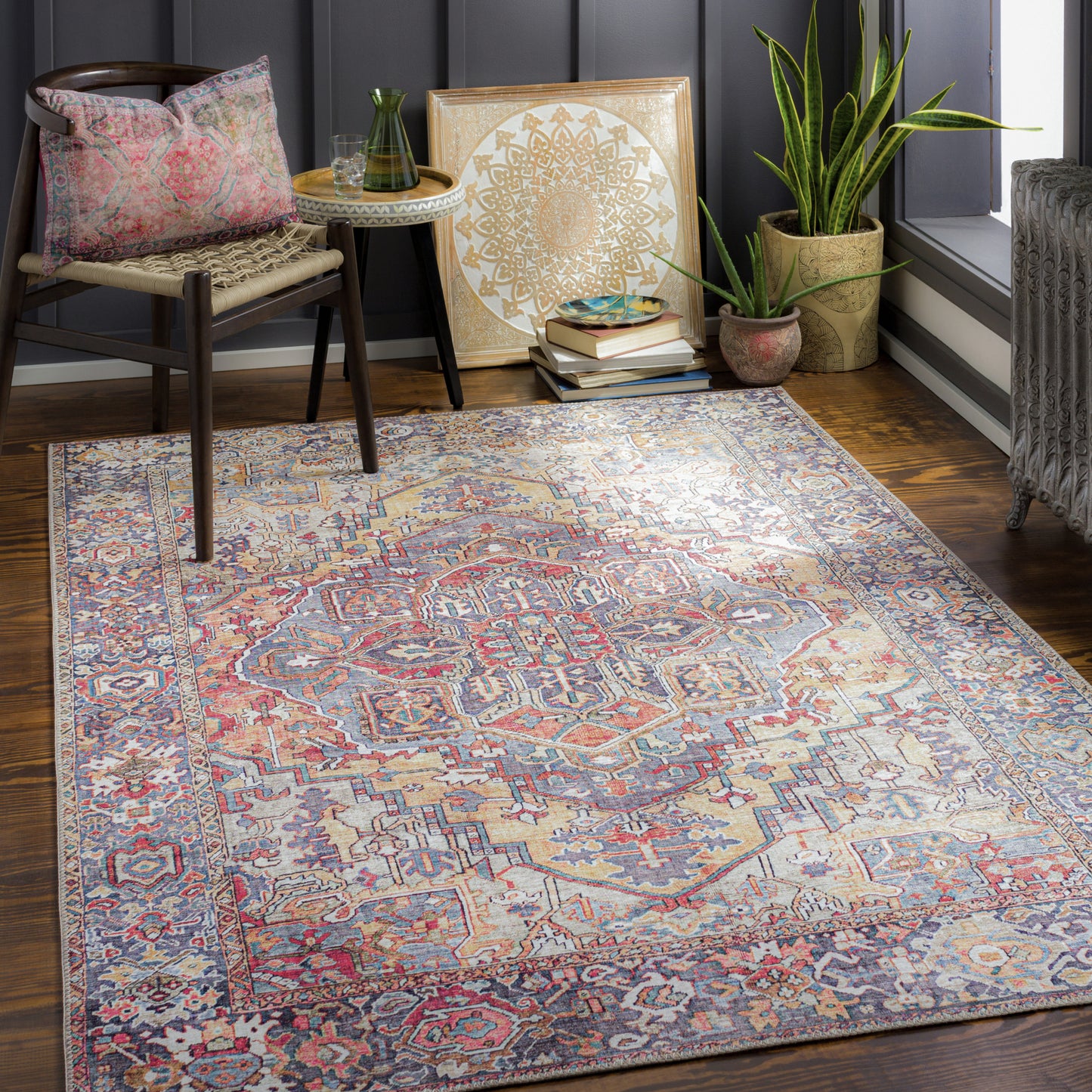 Iris Machine Woven Rug Livabliss Iris