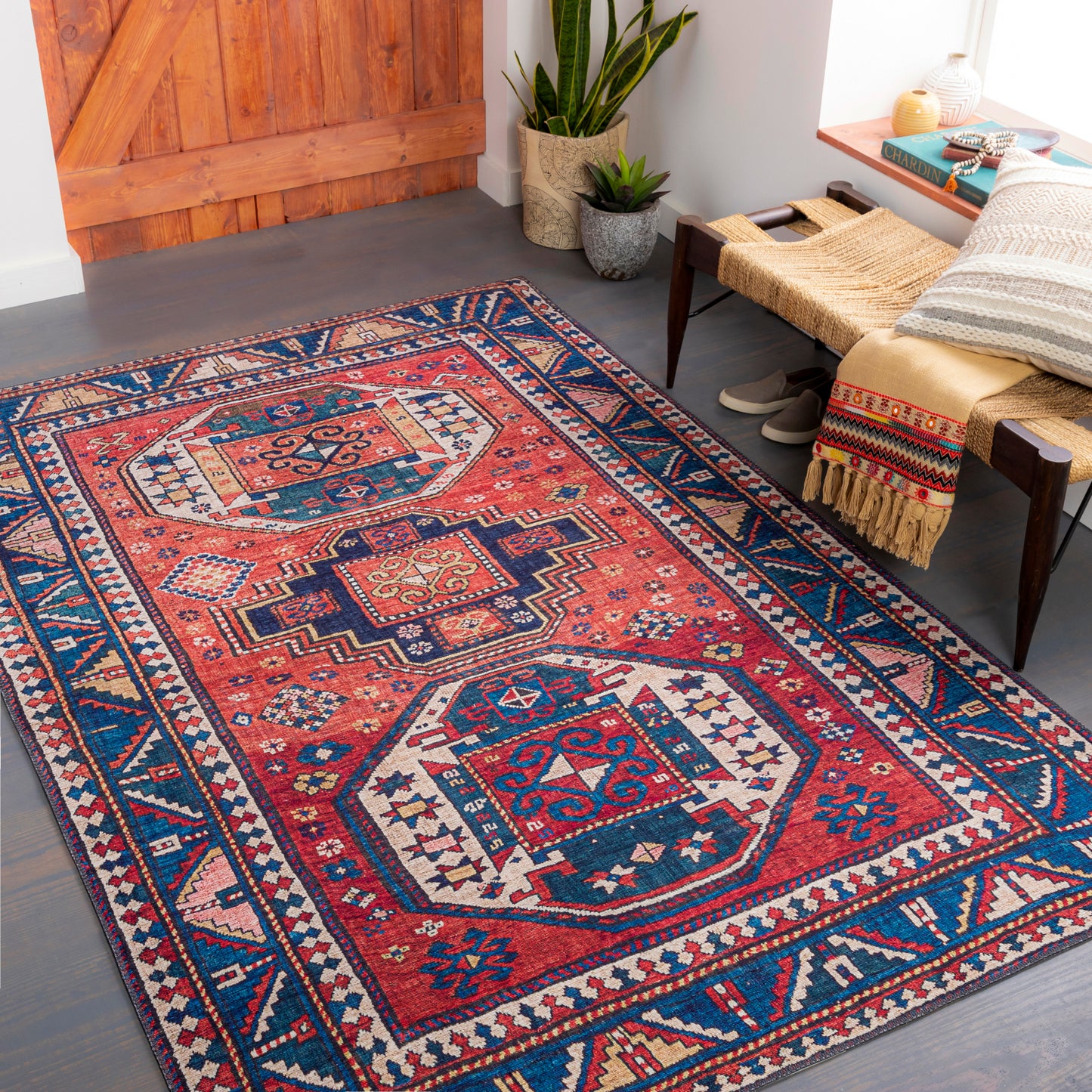 Iris Machine Woven Rug Livabliss Iris