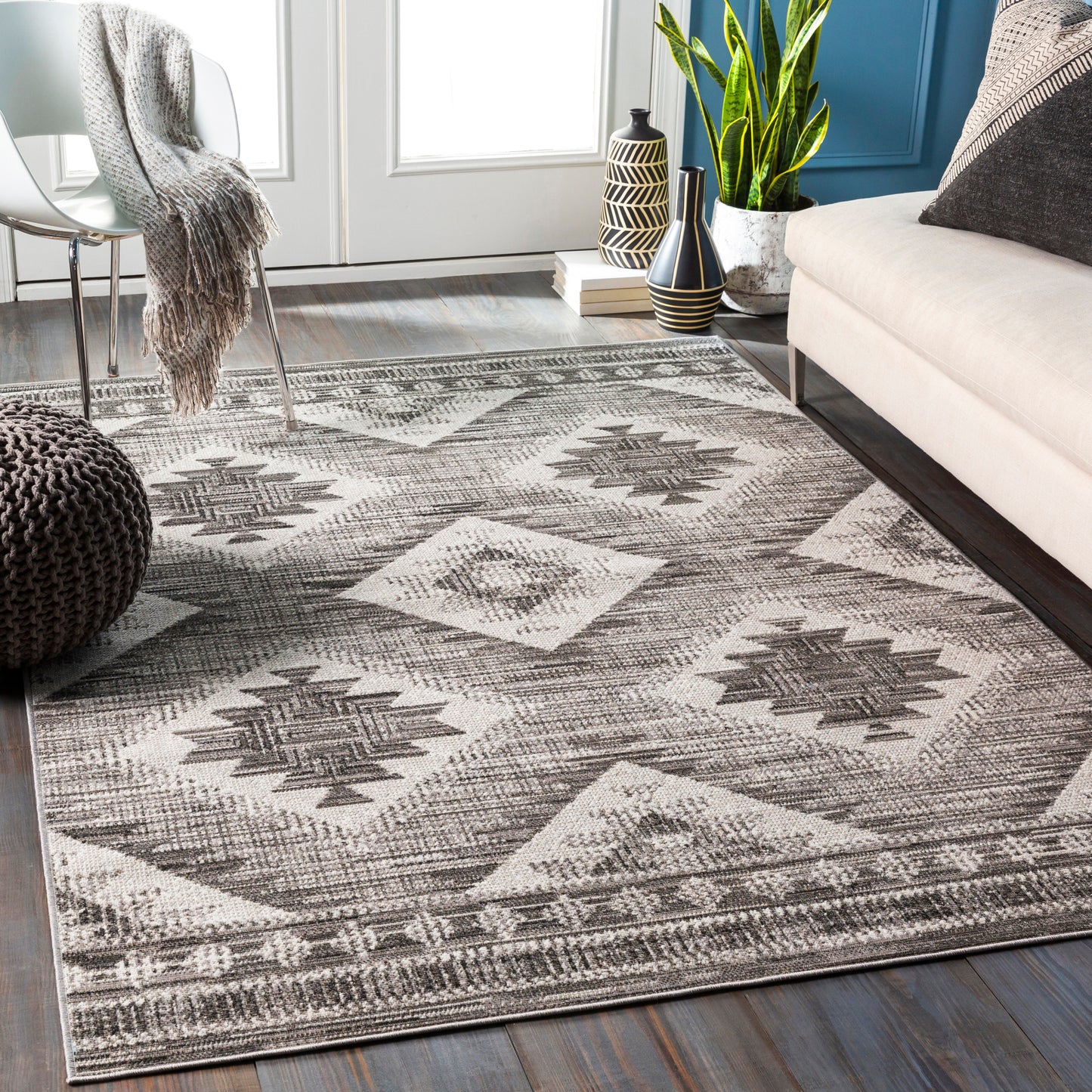 Rafetus Machine Woven Rug Livabliss Rafetus