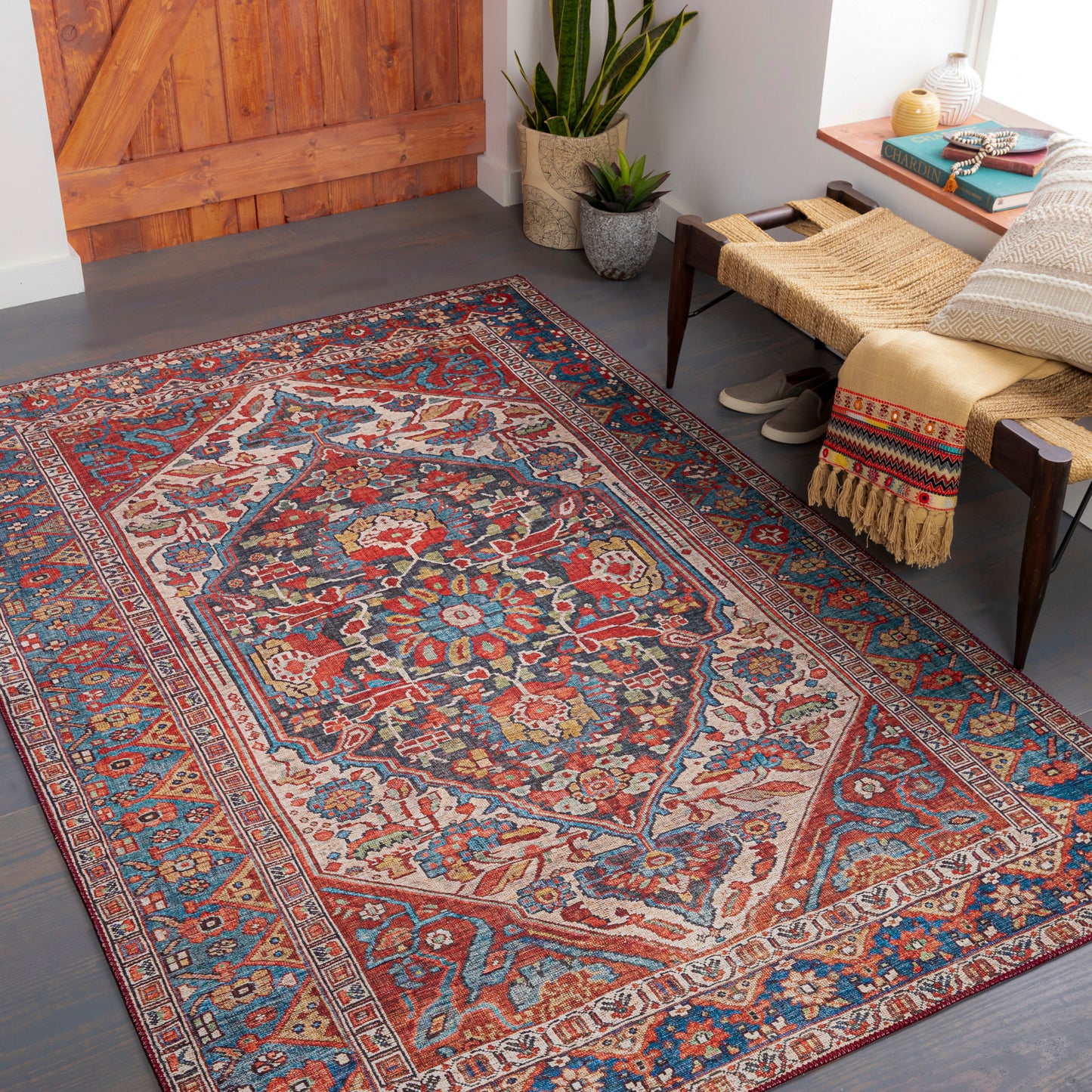 Iris Machine Woven Rug Livabliss Iris
