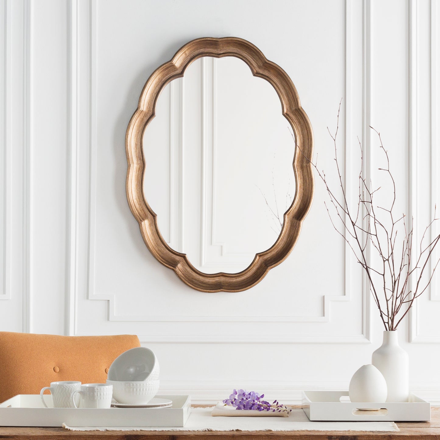 Milburn Accent Mirror Livabliss Milburn