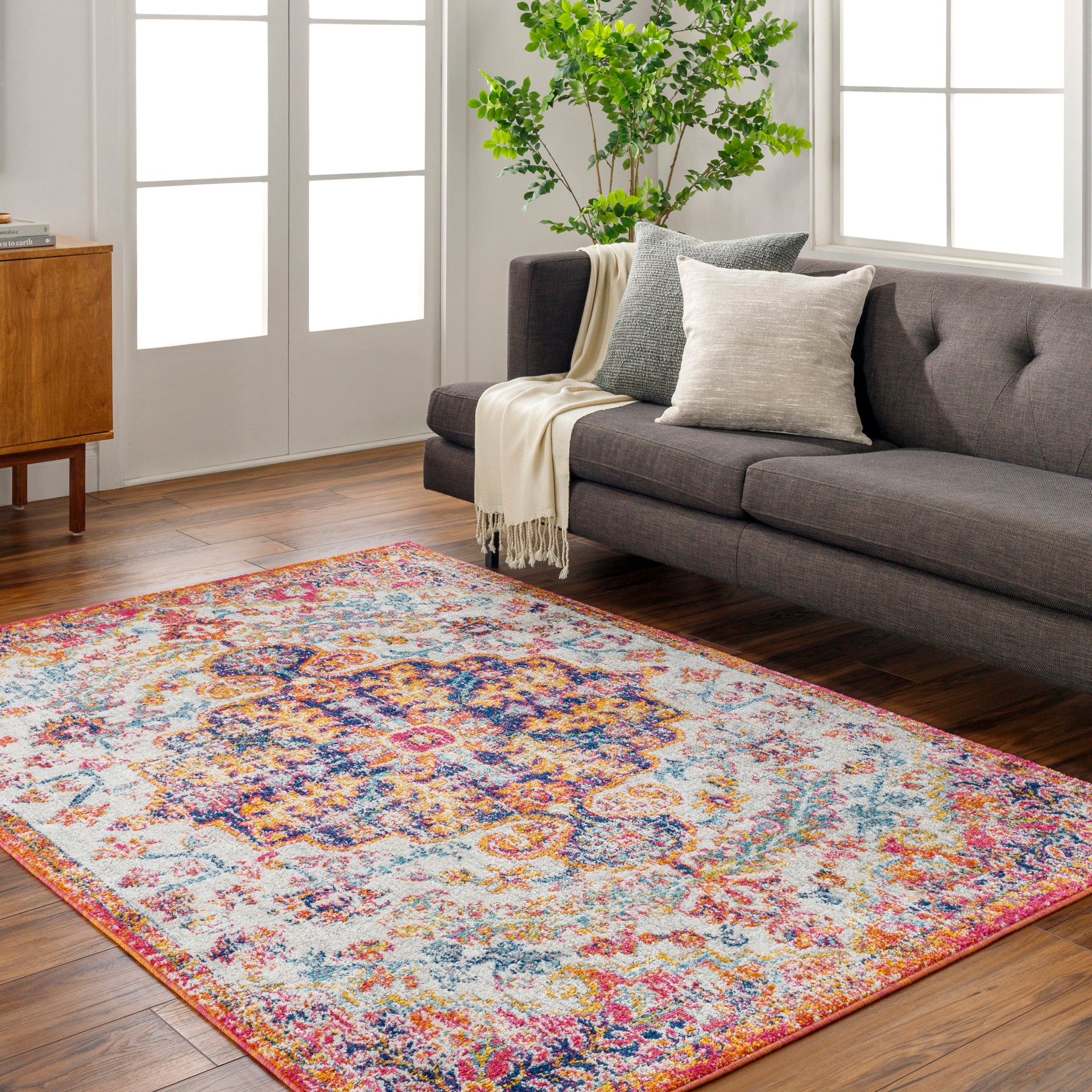 Harput Machine Woven Rug Livabliss Harput