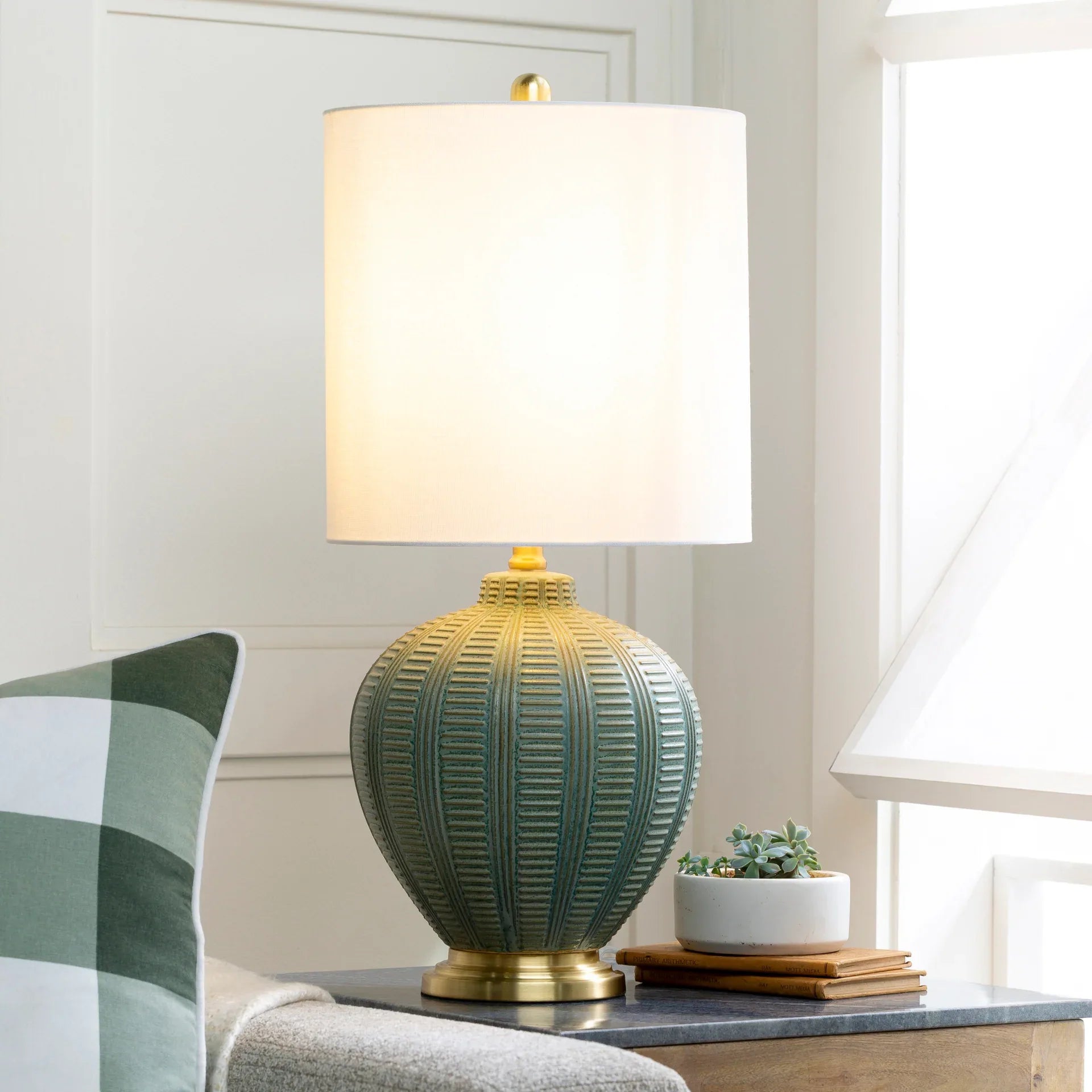 Rayas Accent Table Lamp Livabliss Rayas