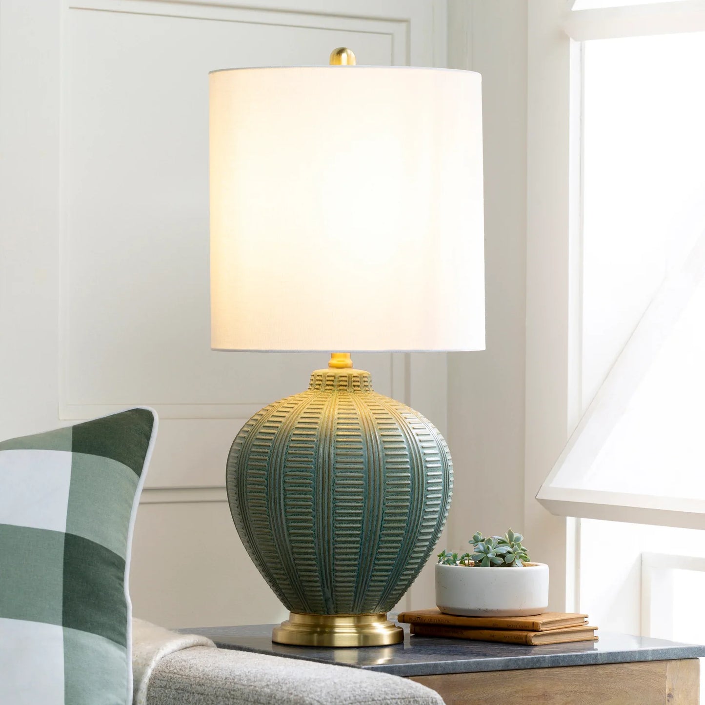 Rayas Accent Table Lamp Livabliss Rayas