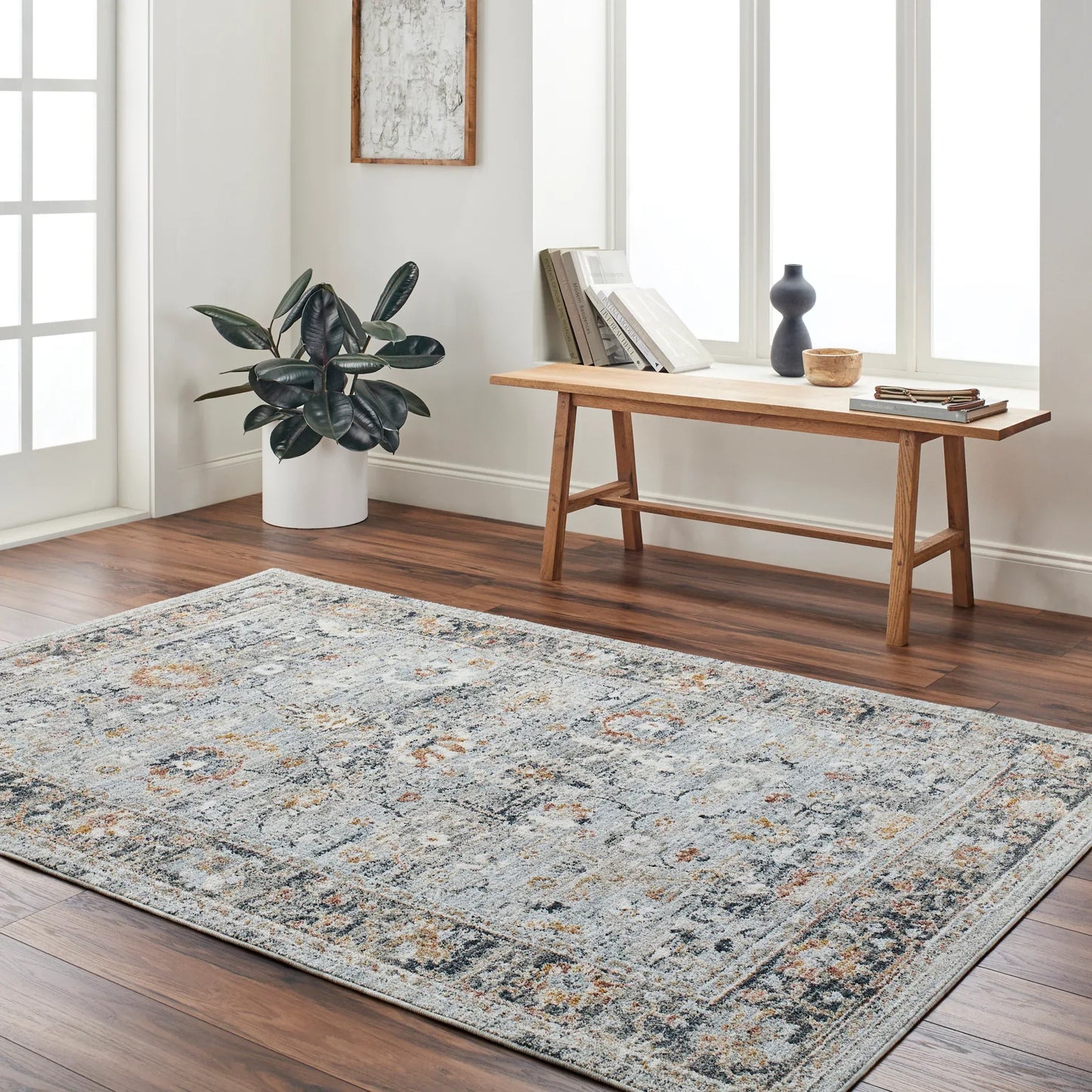 Beckham Machine Woven Rug Livabliss Beckham