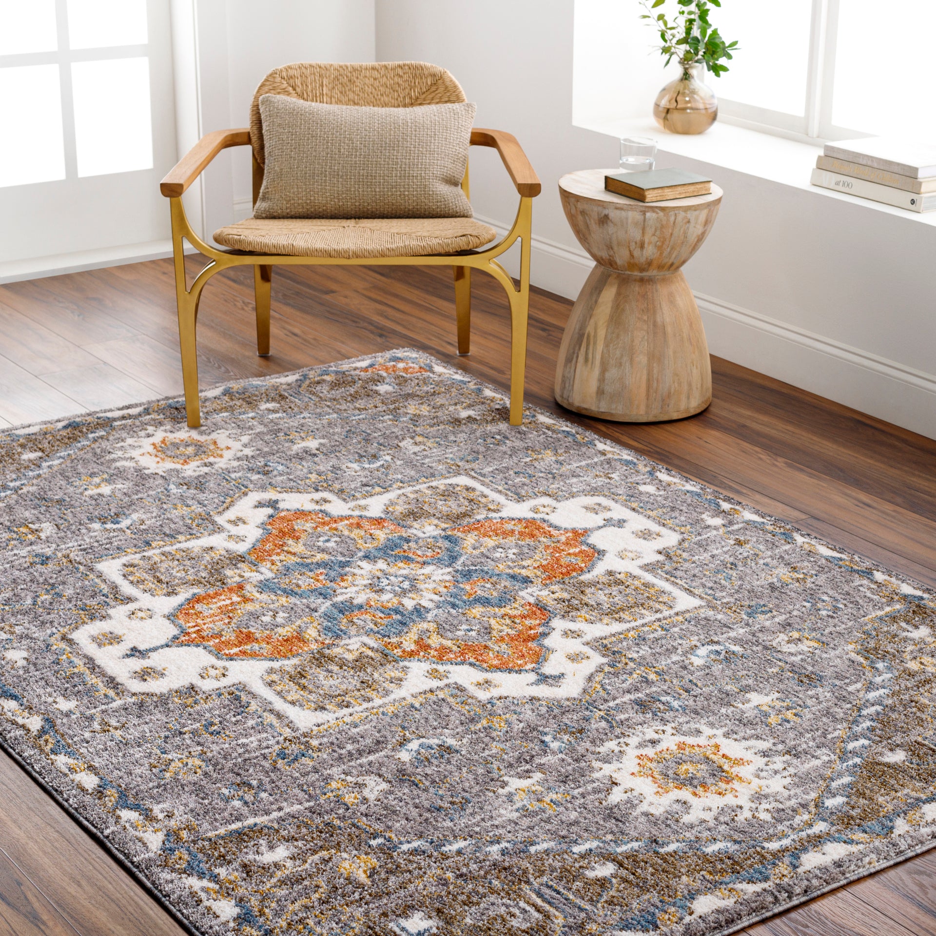 Monet Machine Woven Rug Livabliss Monet
