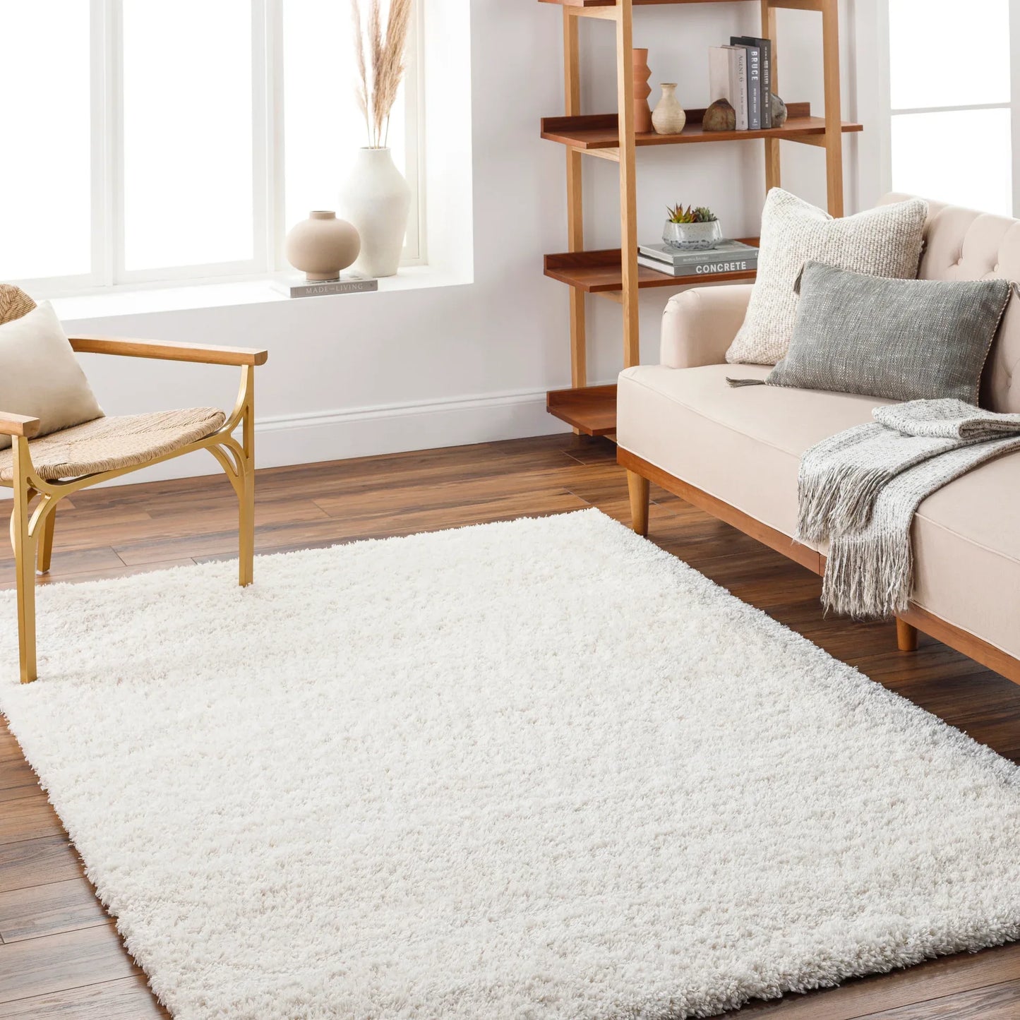 Bogota Shag Machine Woven Rug Livabliss Bogota Shag