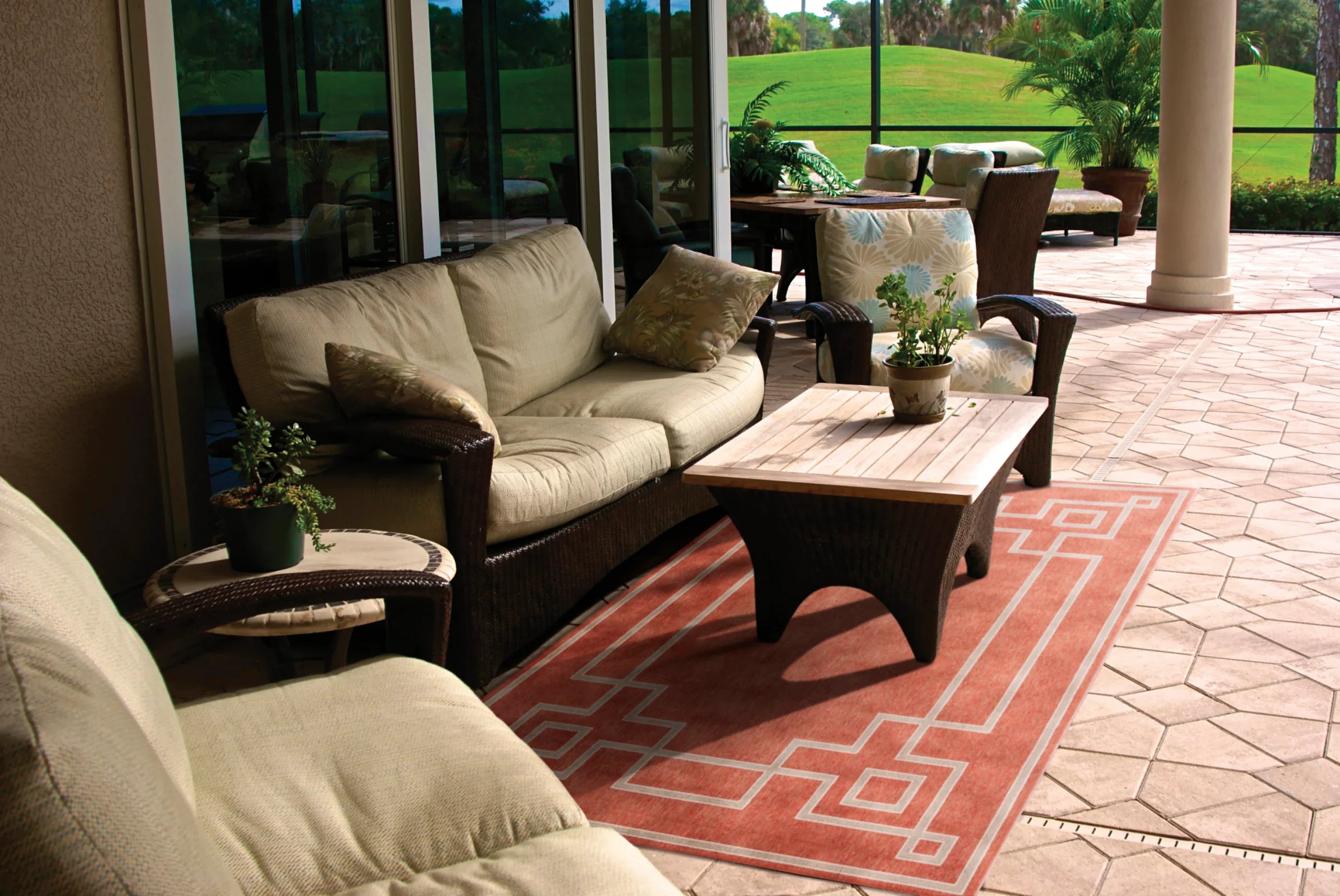 Alfresco Machine Woven Rug Livabliss Alfresco