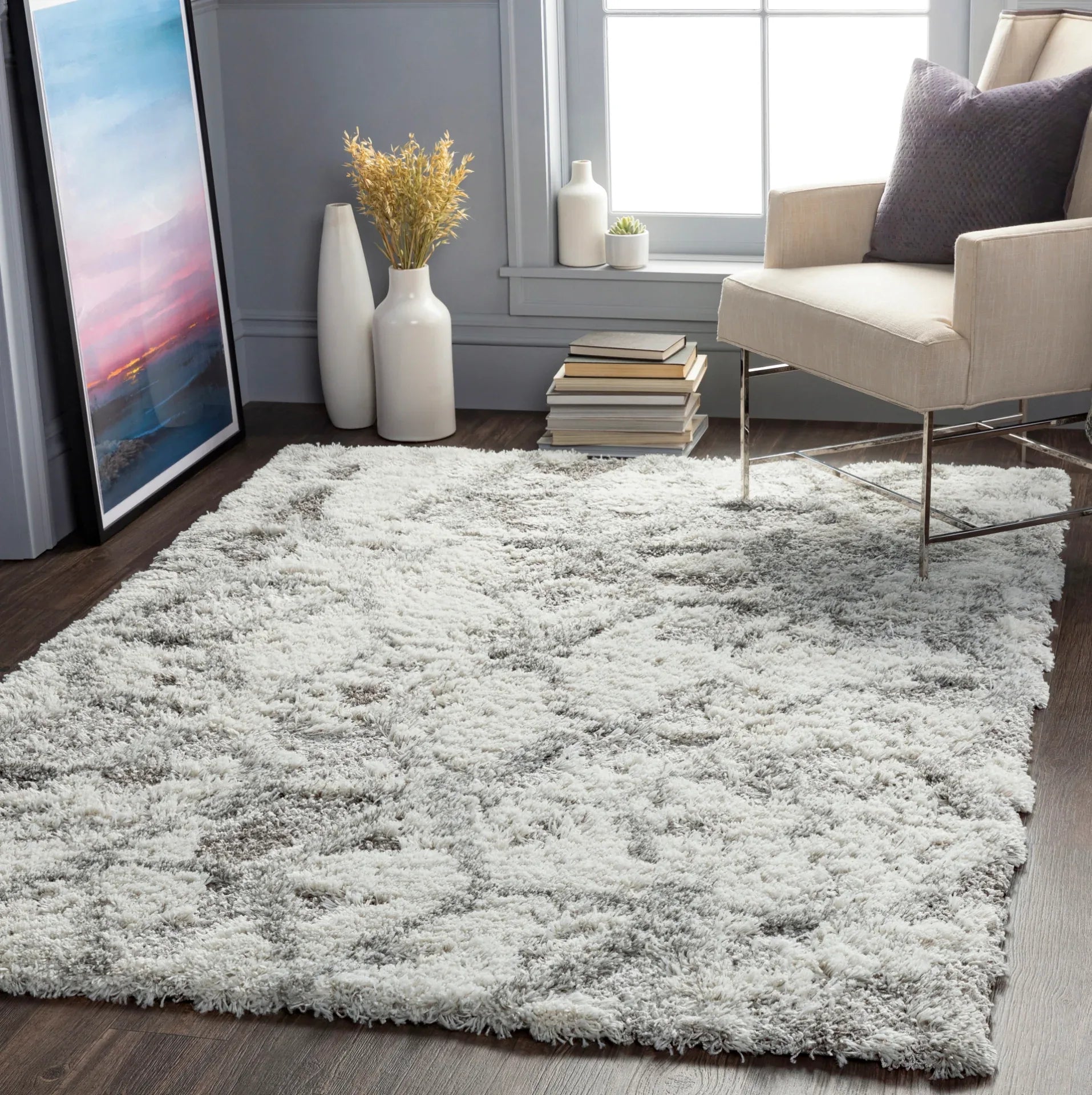 Alta Shag Machine Woven Rug Livabliss Alta Shag
