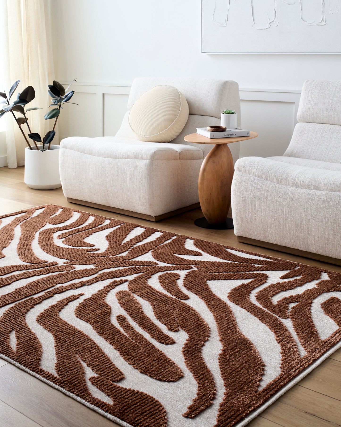Lyna Machine Woven Rug Livabliss Lyna