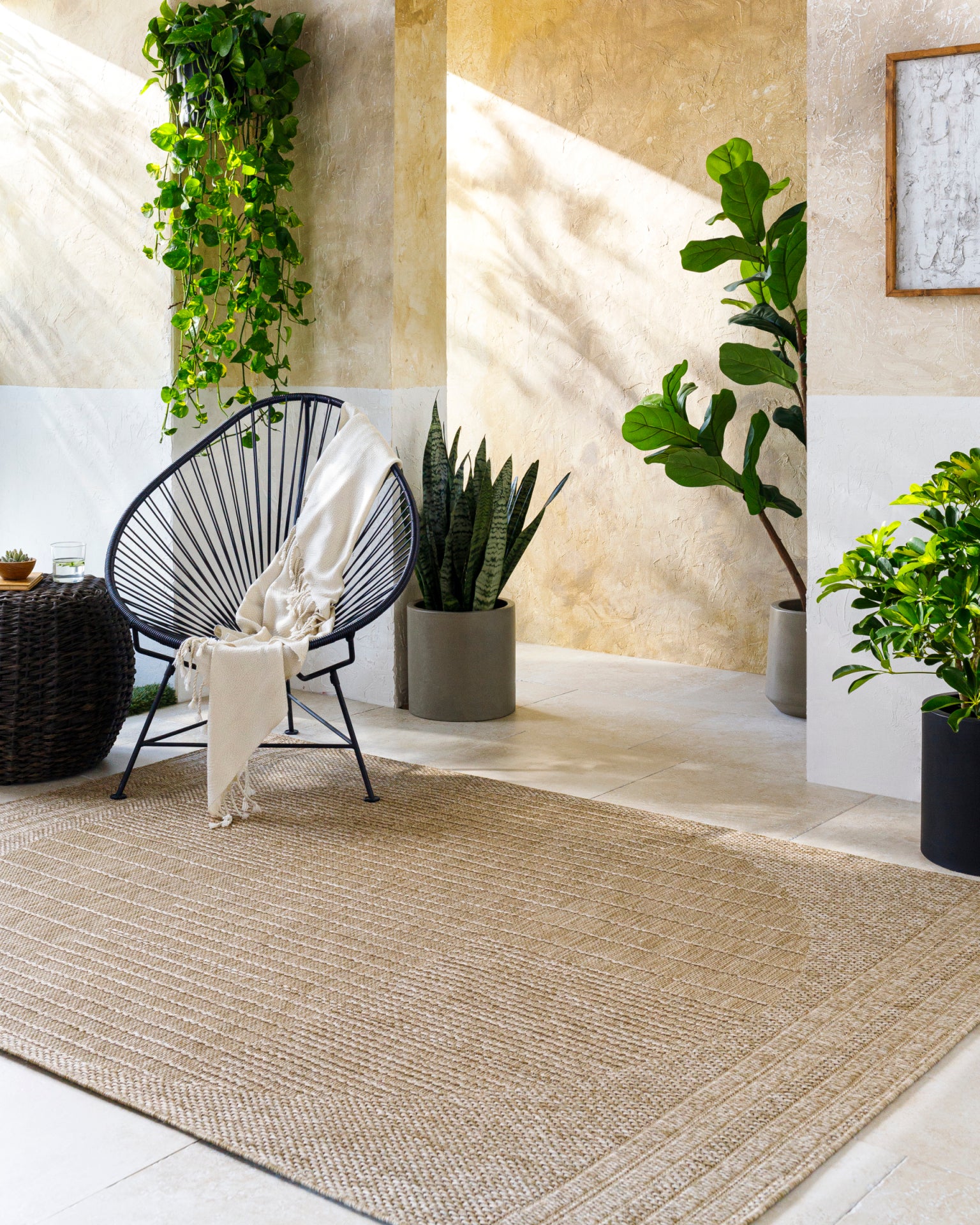Sandra Machine Woven Rug Livabliss Sandra