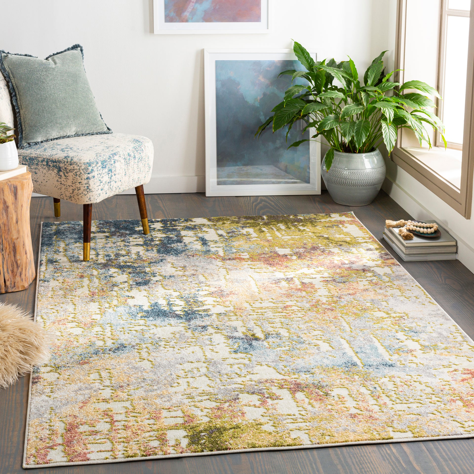 New Mexico Machine Woven Rug Livabliss New Mexico