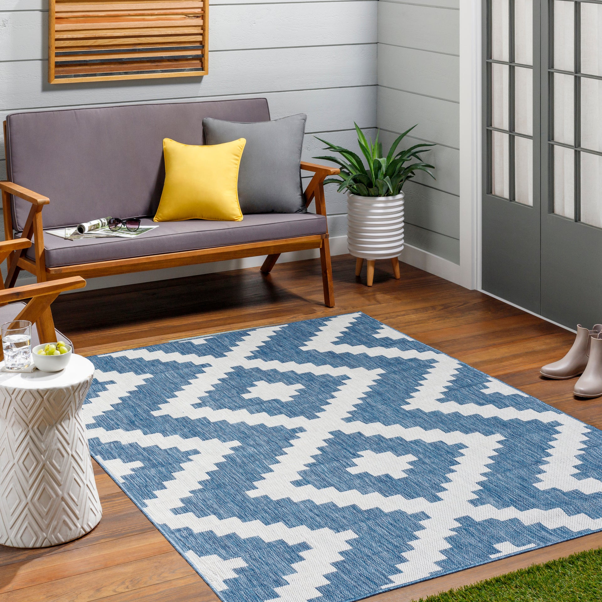 Long Beach Machine Woven Rug Livabliss Long Beach
