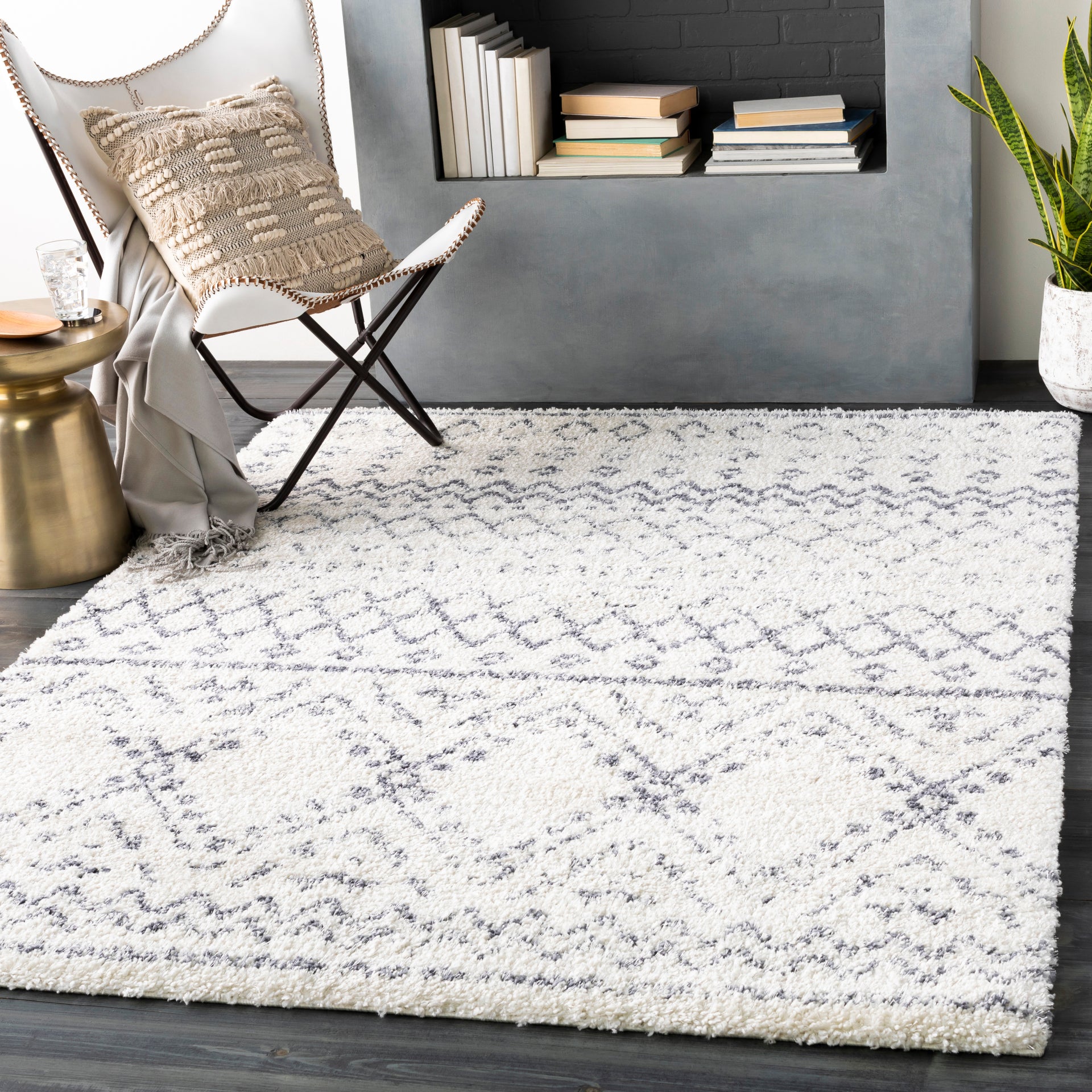 Maroc Shag Machine Woven Rug Livabliss Maroc Shag