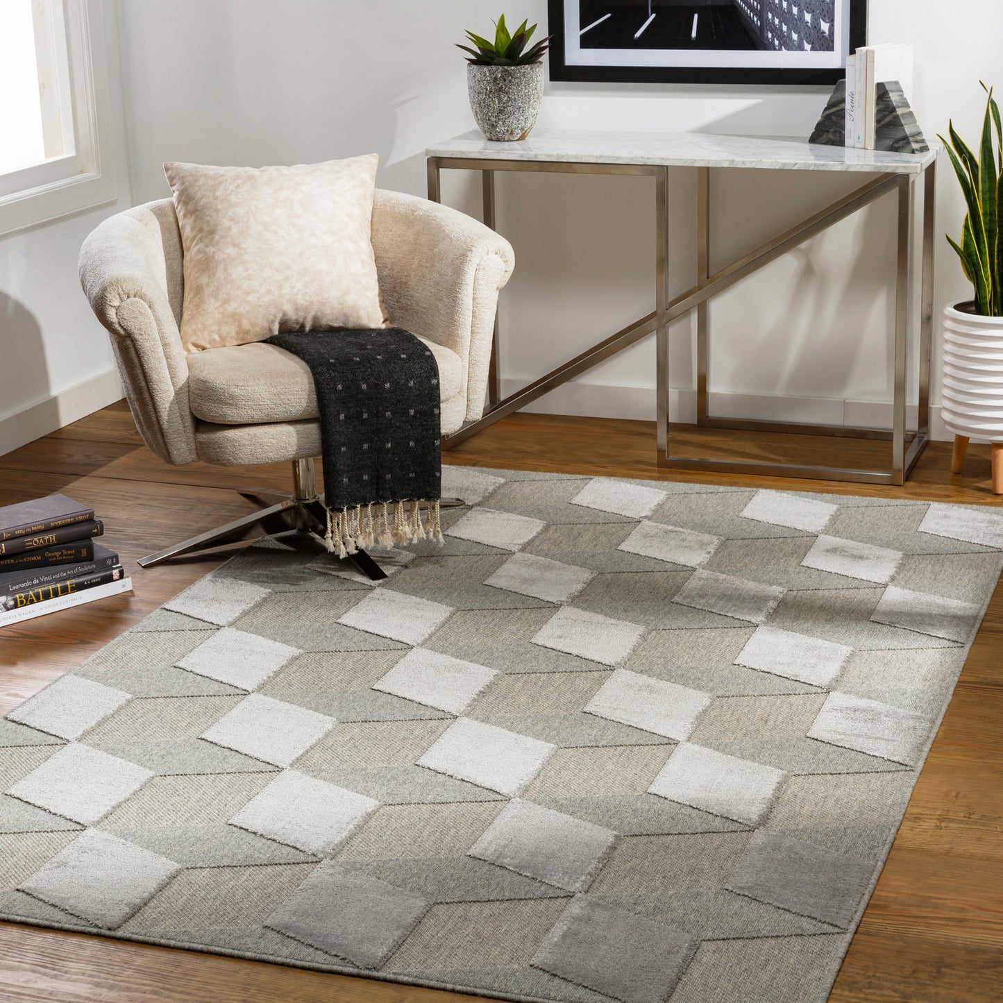 Kingston Machine Woven Rug Livabliss Kingston
